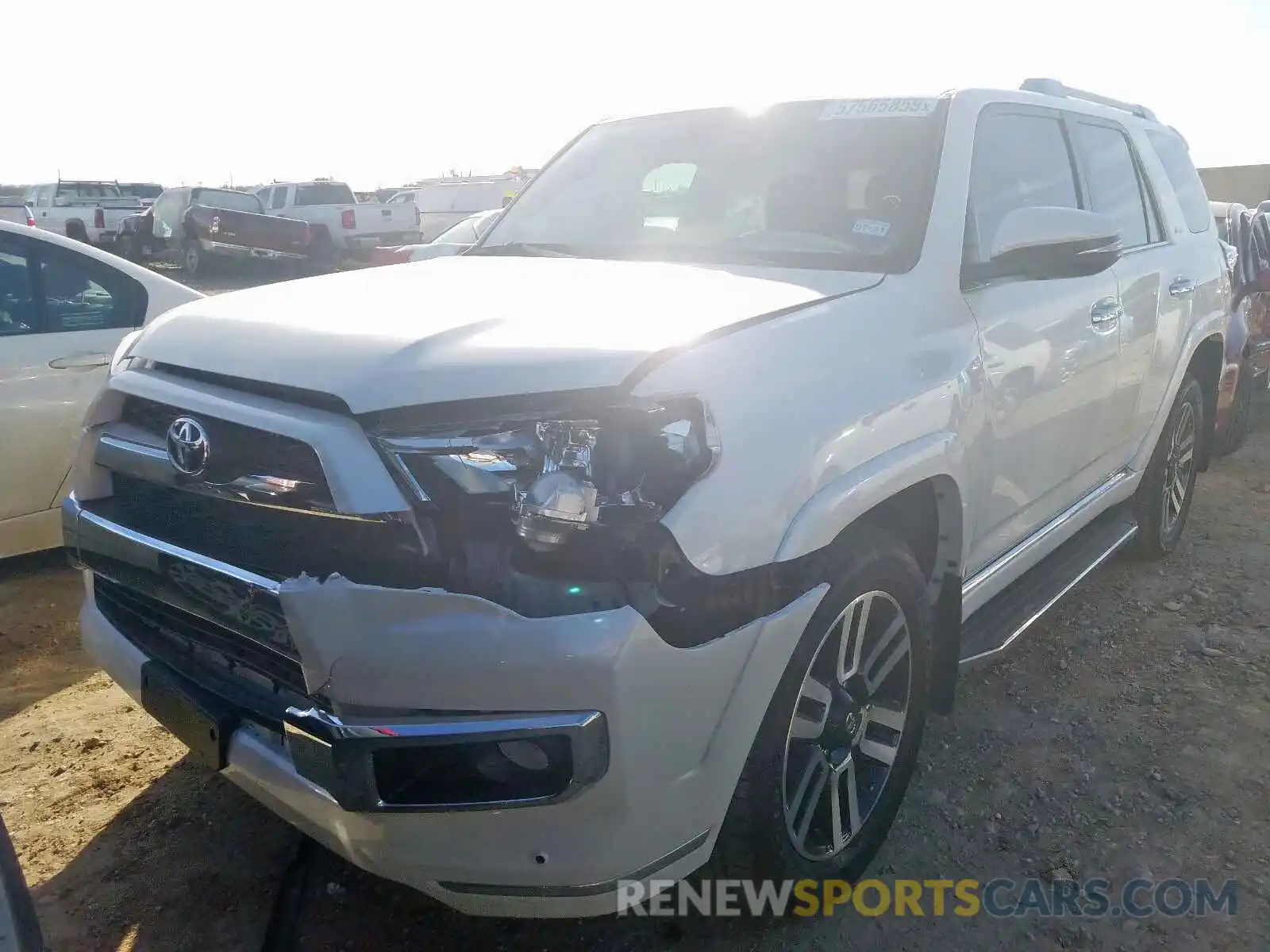 2 Photograph of a damaged car JTEBU5JR9K5684541 TOYOTA 4RUNNER 2019