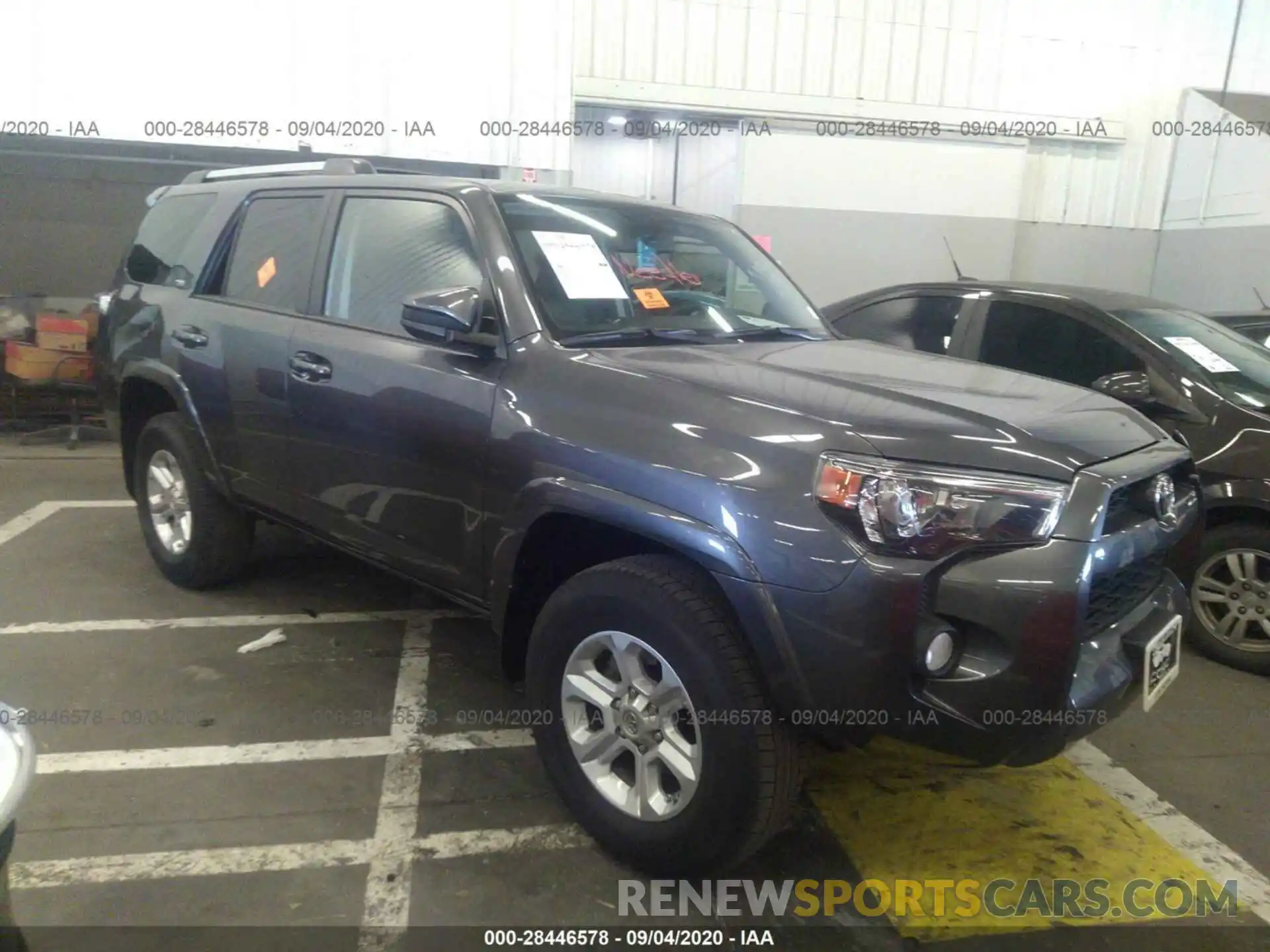 1 Photograph of a damaged car JTEBU5JR9K5685706 TOYOTA 4RUNNER 2019