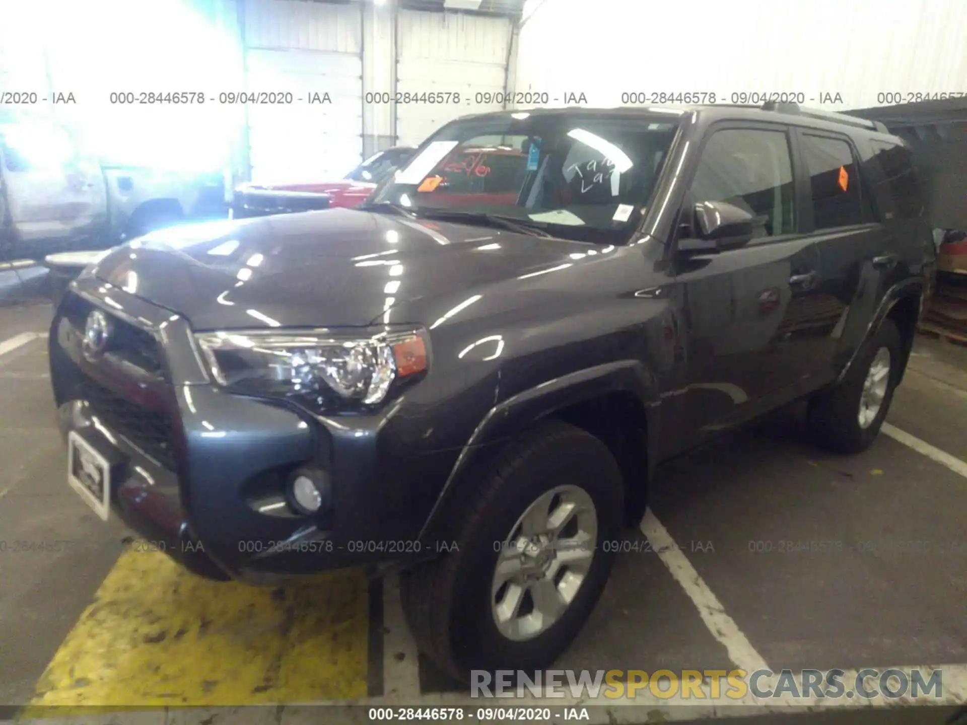 2 Photograph of a damaged car JTEBU5JR9K5685706 TOYOTA 4RUNNER 2019