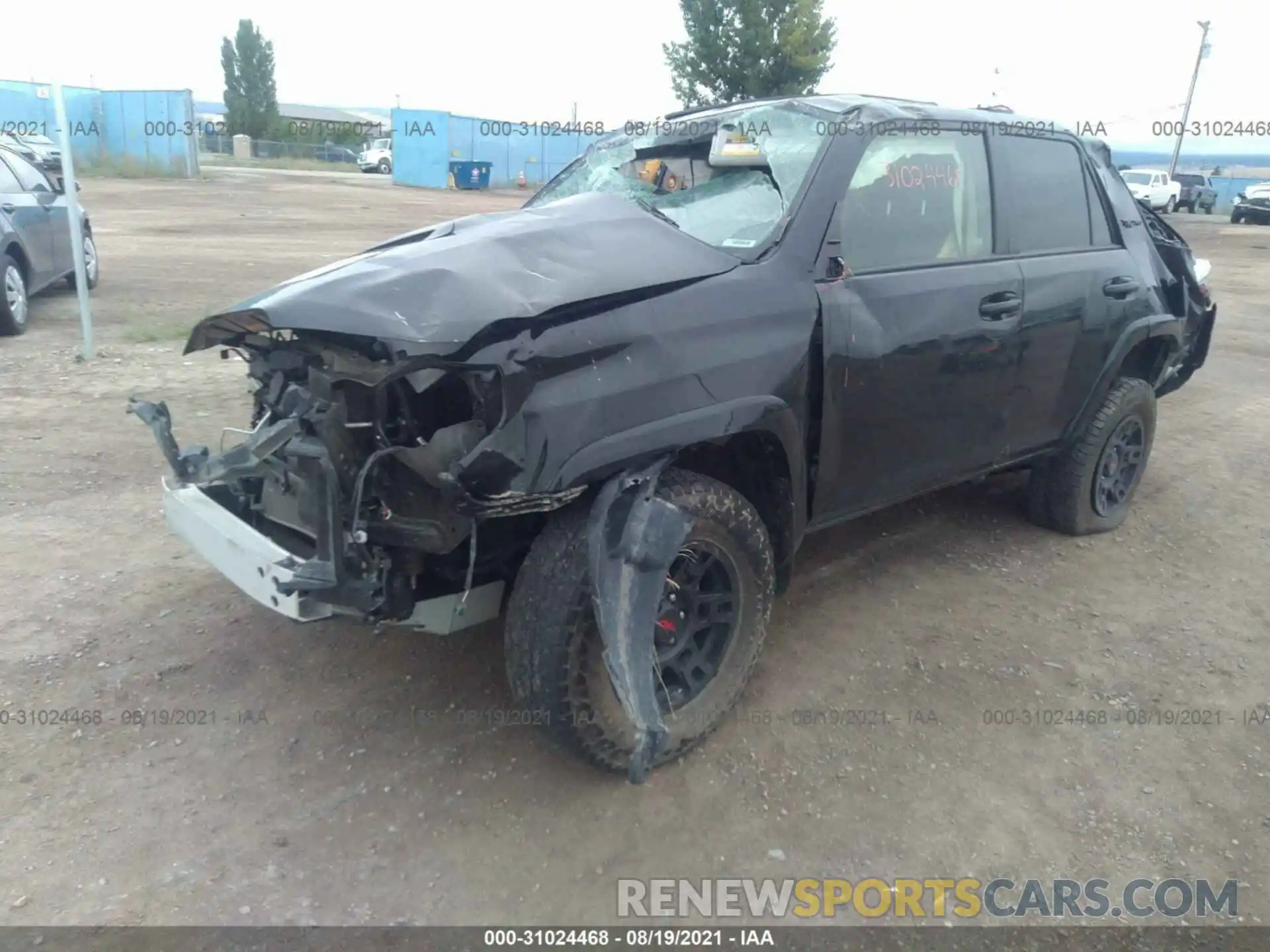 2 Photograph of a damaged car JTEBU5JR9K5689058 TOYOTA 4RUNNER 2019