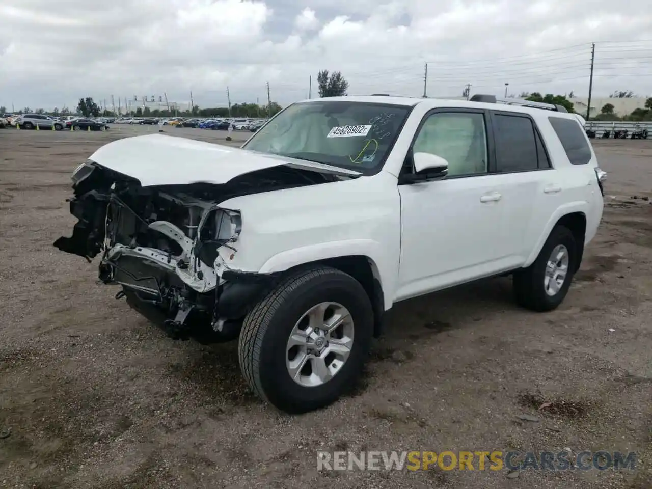 2 Фотография поврежденного автомобиля JTEBU5JR9K5689108 TOYOTA 4RUNNER 2019