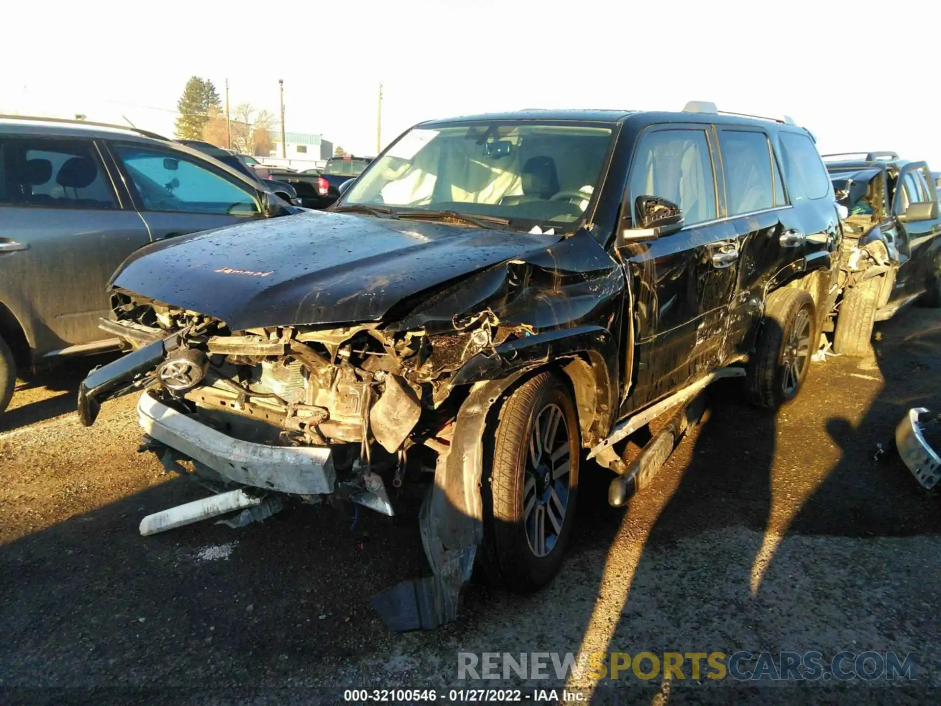 2 Photograph of a damaged car JTEBU5JR9K5691585 TOYOTA 4RUNNER 2019