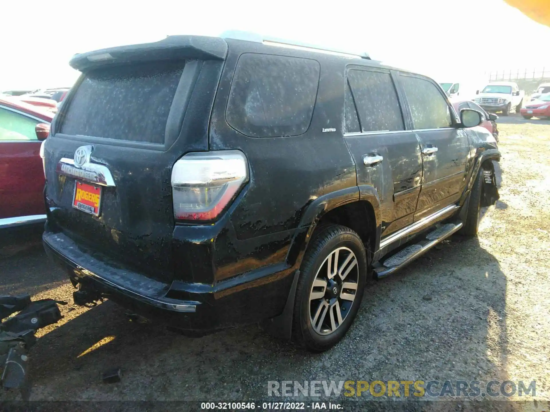 4 Фотография поврежденного автомобиля JTEBU5JR9K5691585 TOYOTA 4RUNNER 2019