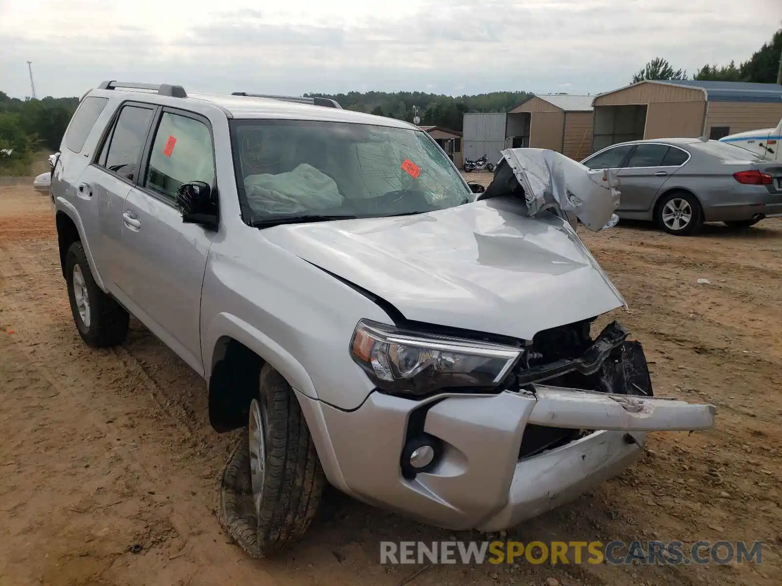 1 Photograph of a damaged car JTEBU5JR9K5703458 TOYOTA 4RUNNER 2019