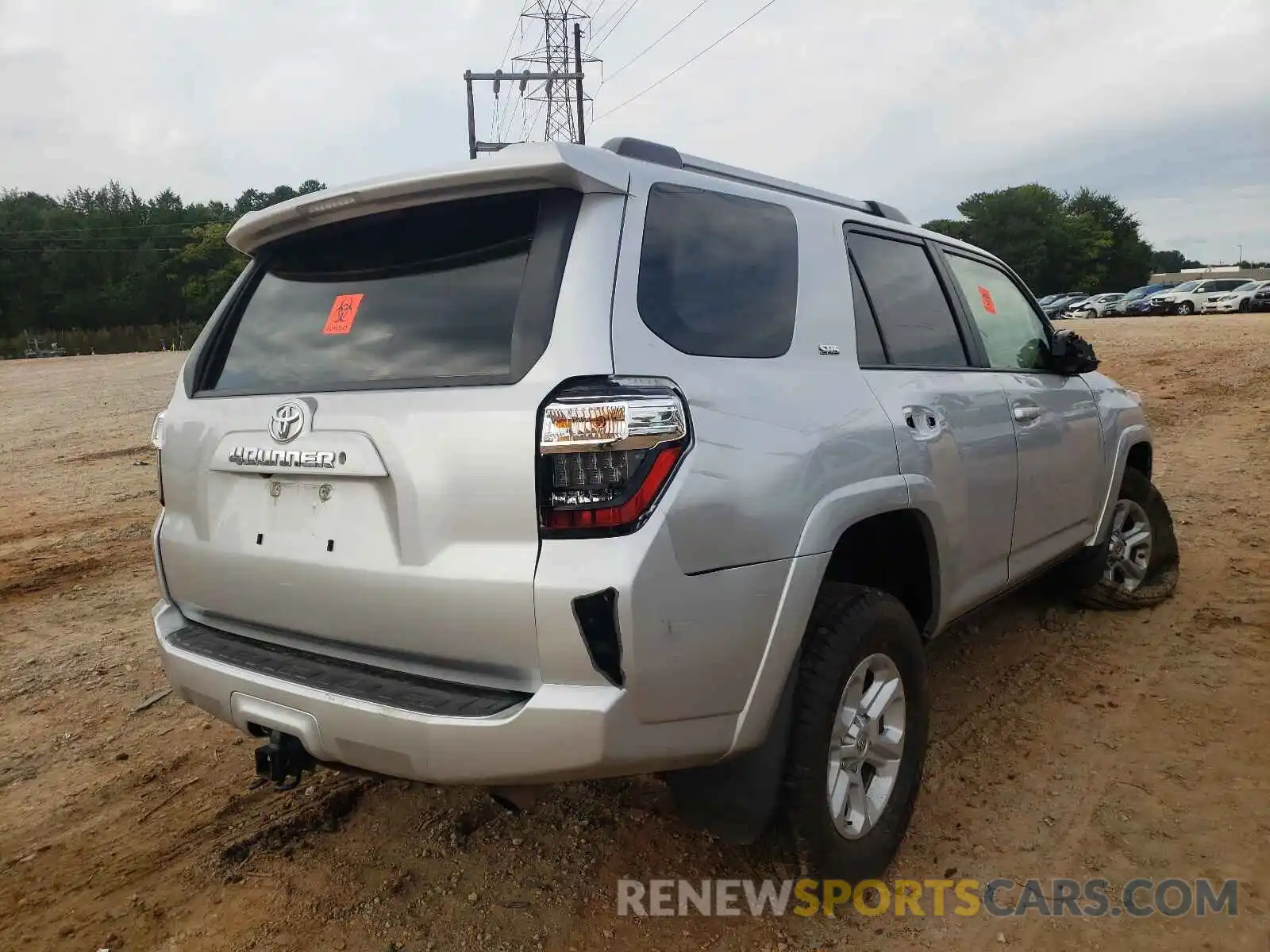 4 Фотография поврежденного автомобиля JTEBU5JR9K5703458 TOYOTA 4RUNNER 2019