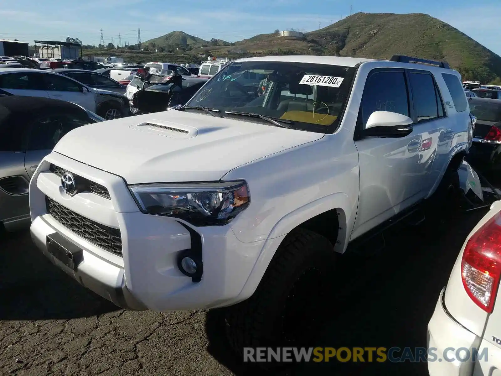 2 Photograph of a damaged car JTEBU5JR9K5705078 TOYOTA 4RUNNER 2019