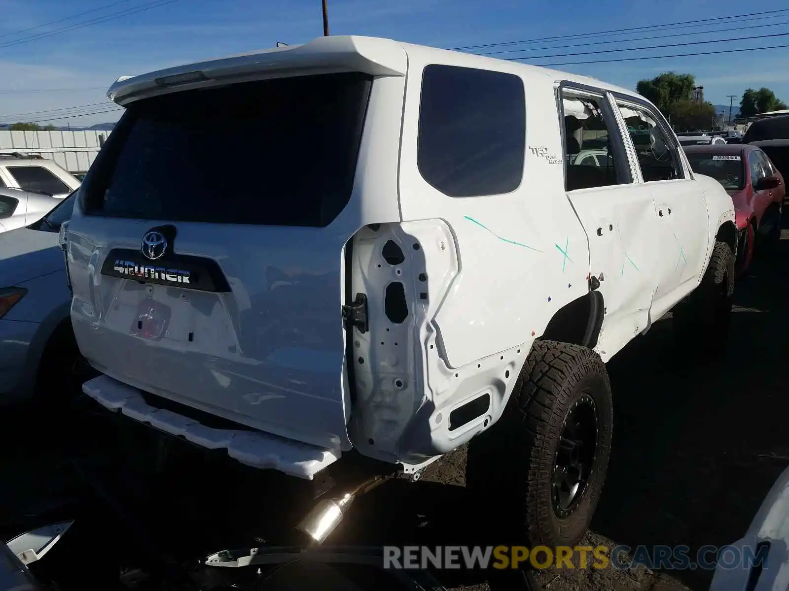 4 Photograph of a damaged car JTEBU5JR9K5705078 TOYOTA 4RUNNER 2019