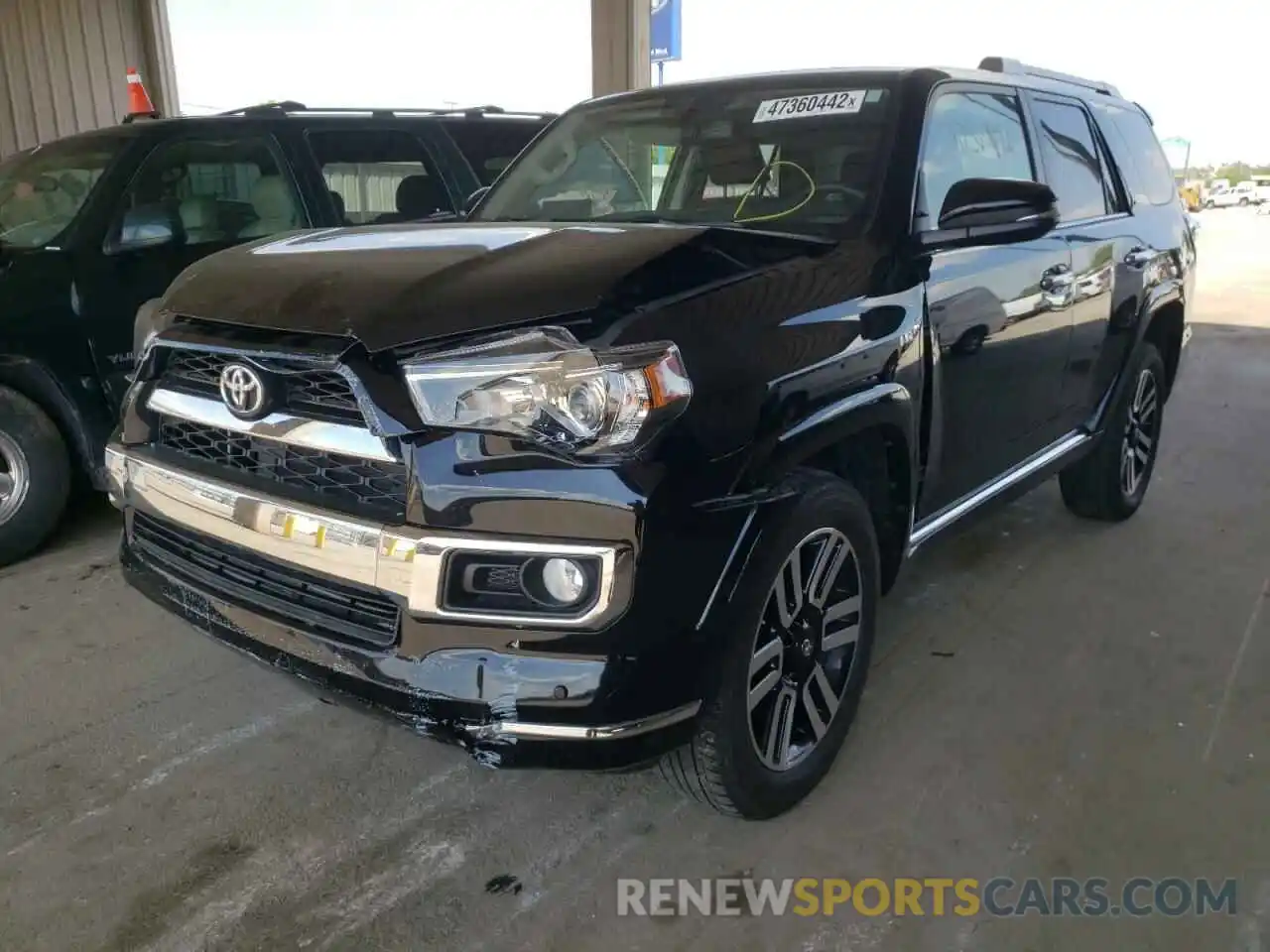 2 Photograph of a damaged car JTEBU5JR9K5708112 TOYOTA 4RUNNER 2019