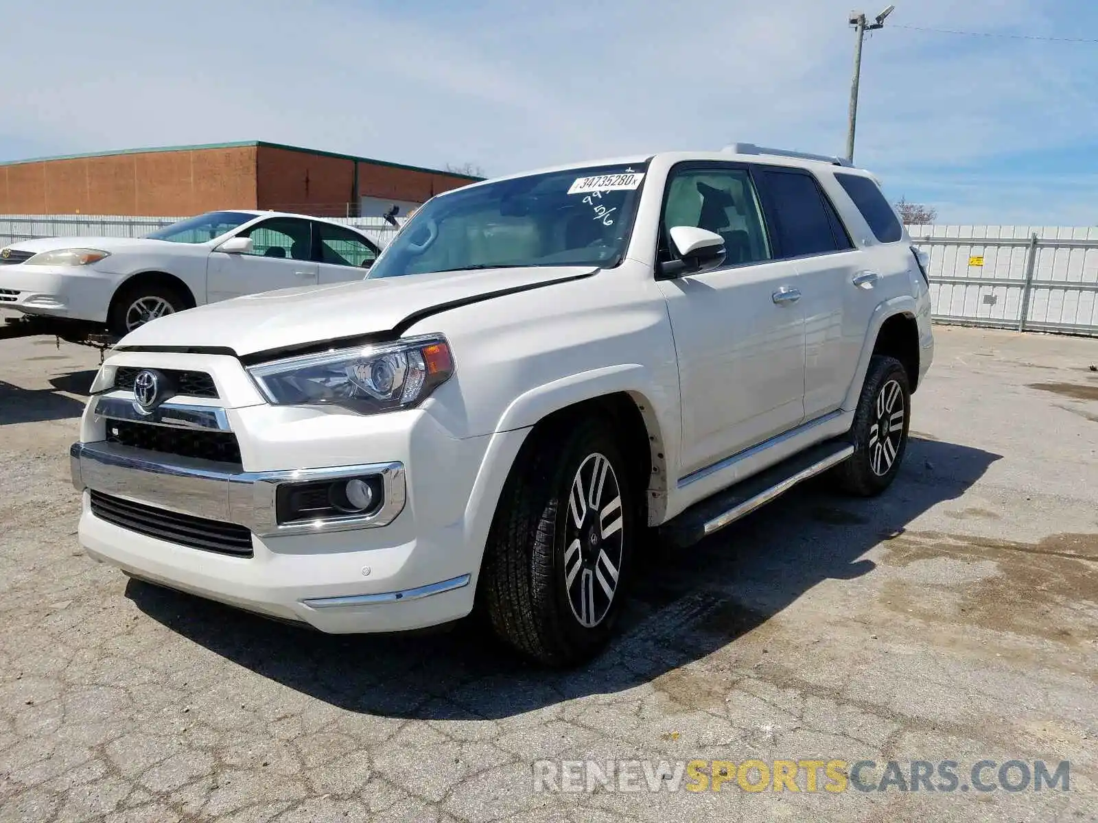 2 Photograph of a damaged car JTEBU5JR9K5709955 TOYOTA 4RUNNER 2019