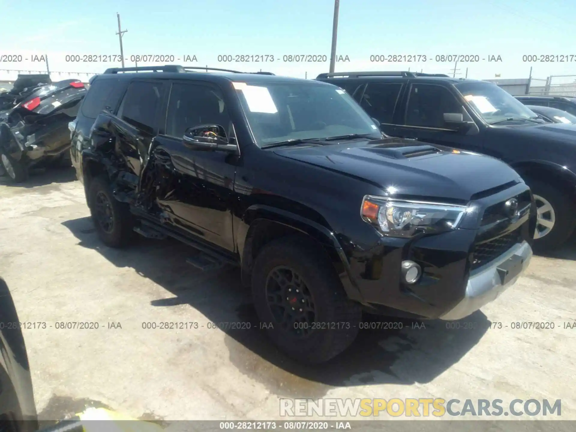 1 Photograph of a damaged car JTEBU5JR9K5711687 TOYOTA 4RUNNER 2019