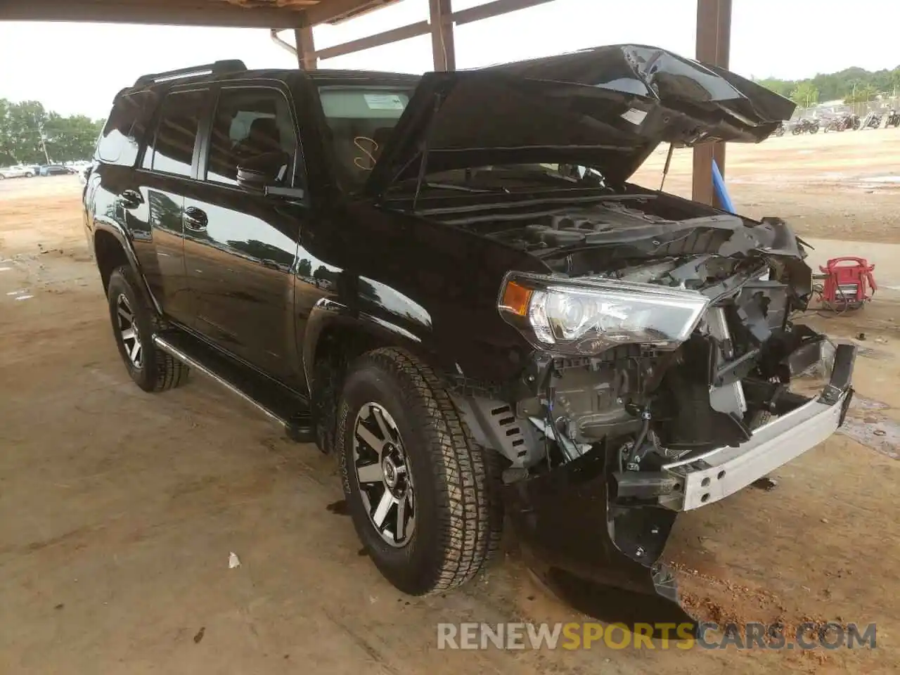 1 Photograph of a damaged car JTEBU5JR9K5712421 TOYOTA 4RUNNER 2019