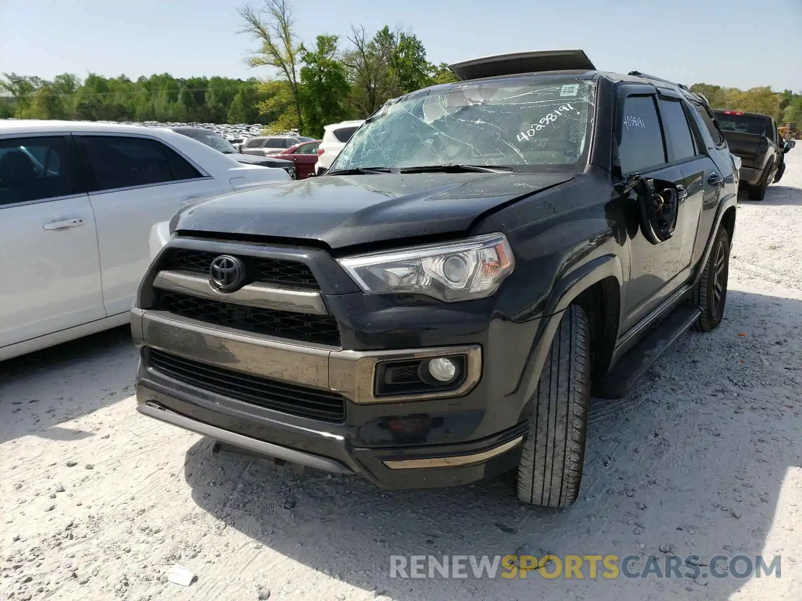 2 Photograph of a damaged car JTEBU5JR9K5714170 TOYOTA 4RUNNER 2019