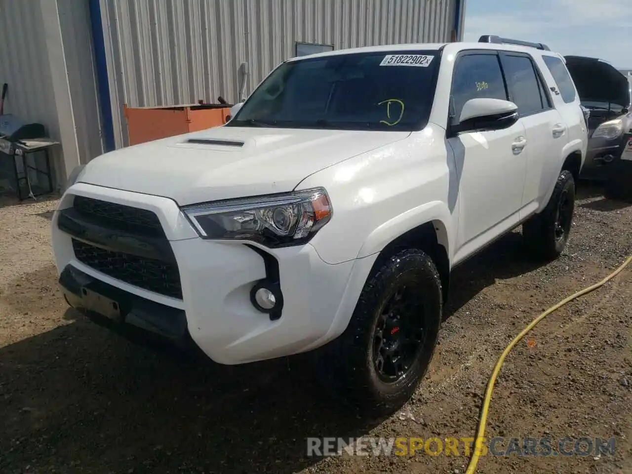 2 Photograph of a damaged car JTEBU5JR9K5716355 TOYOTA 4RUNNER 2019