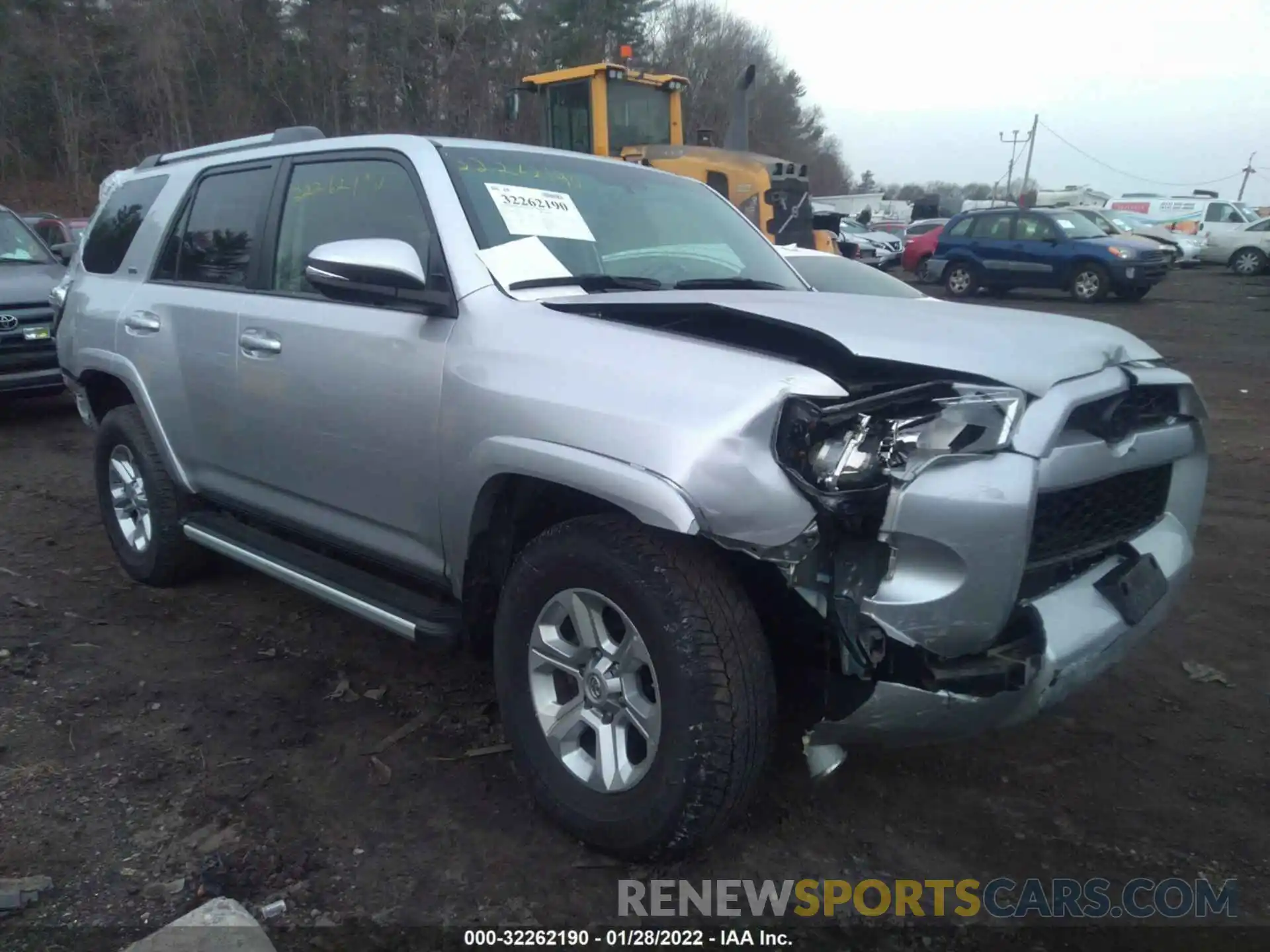 1 Photograph of a damaged car JTEBU5JR9K5717019 TOYOTA 4RUNNER 2019