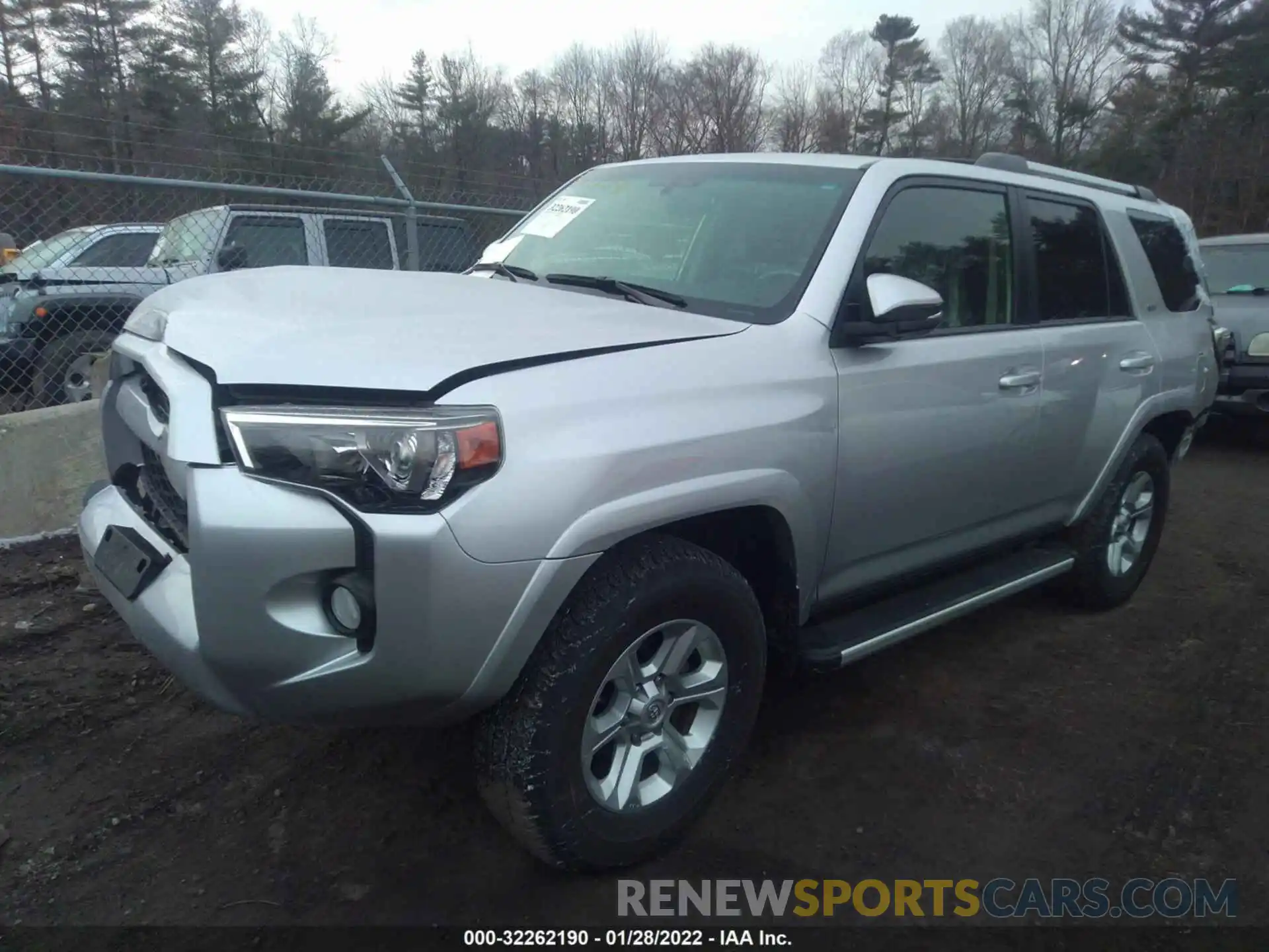 2 Фотография поврежденного автомобиля JTEBU5JR9K5717019 TOYOTA 4RUNNER 2019