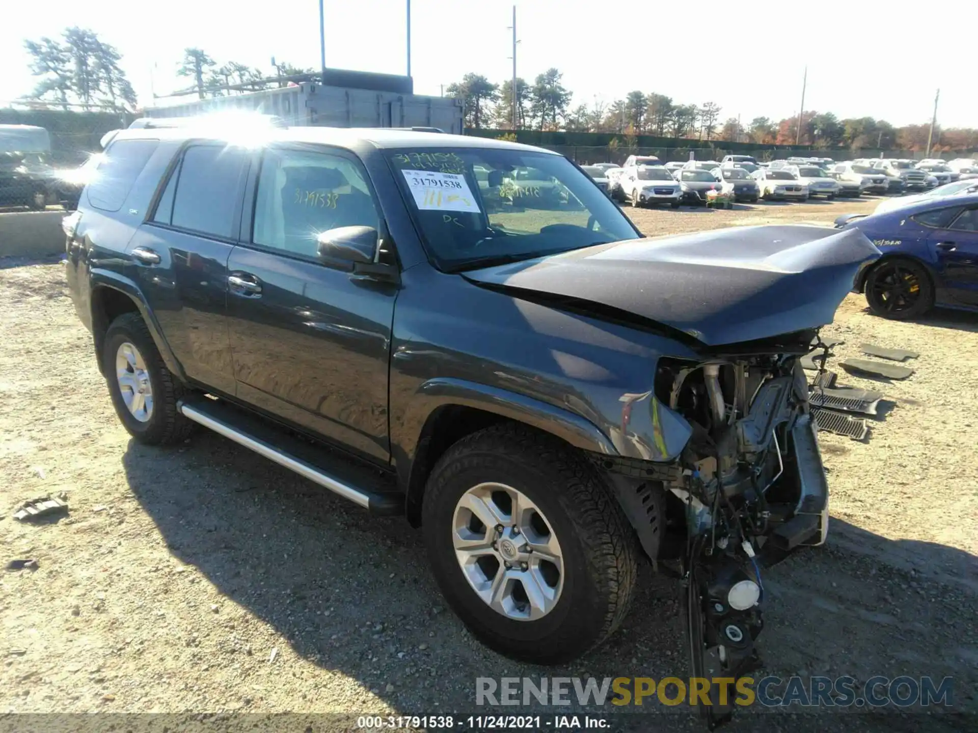 1 Photograph of a damaged car JTEBU5JR9K5722267 TOYOTA 4RUNNER 2019