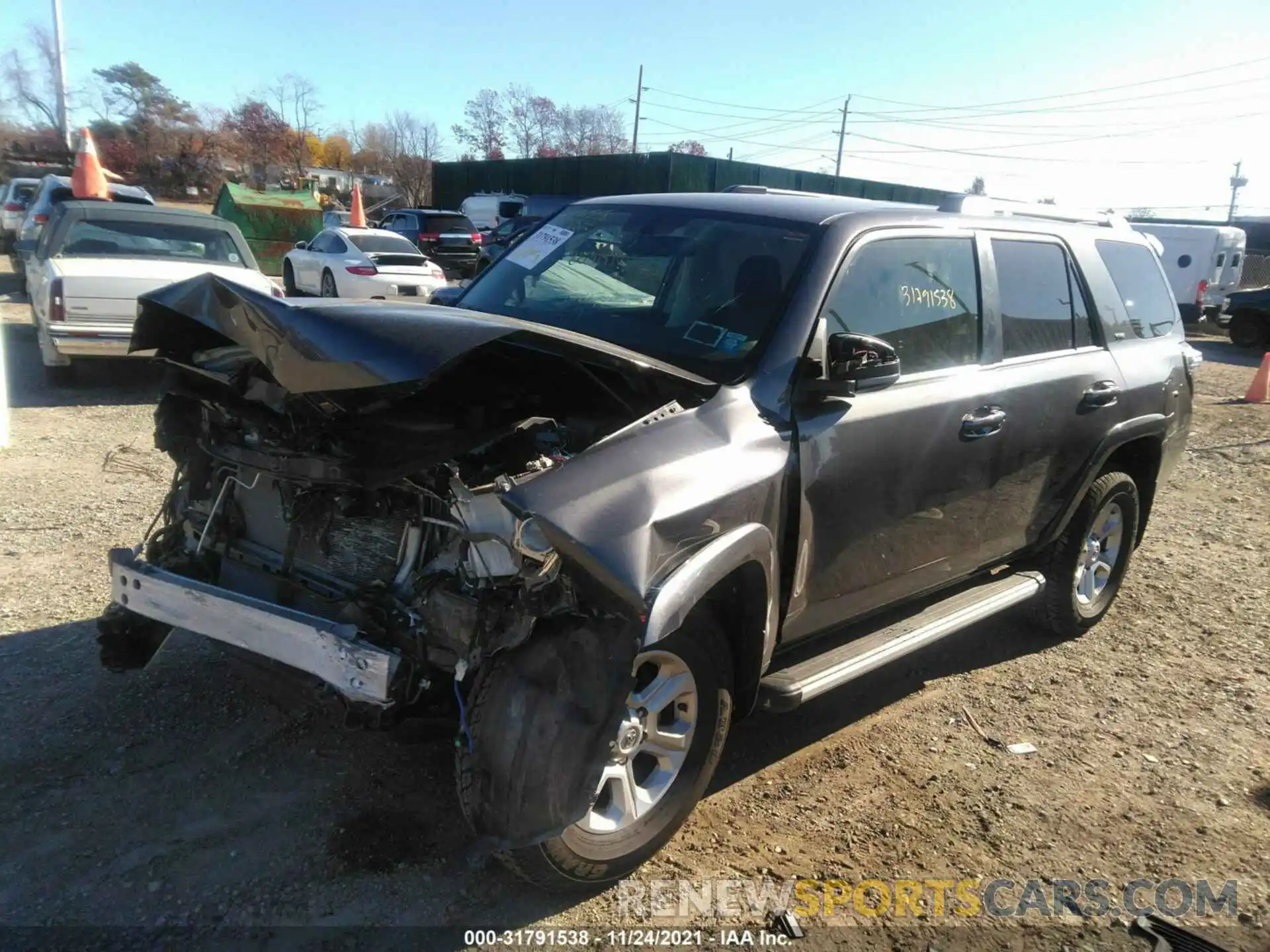 2 Photograph of a damaged car JTEBU5JR9K5722267 TOYOTA 4RUNNER 2019