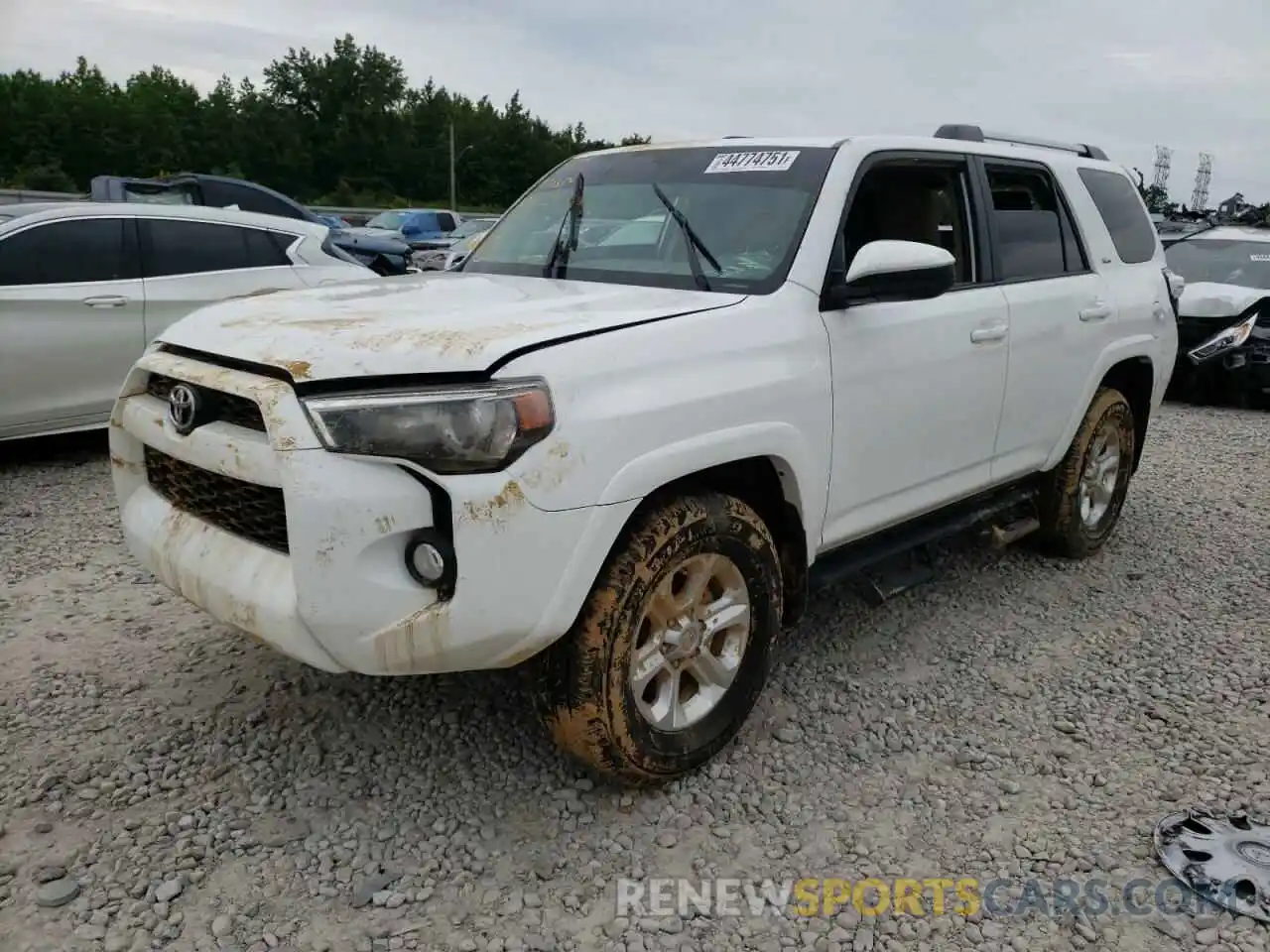 2 Photograph of a damaged car JTEBU5JR9K5722396 TOYOTA 4RUNNER 2019