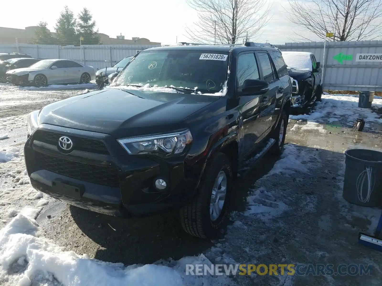 2 Photograph of a damaged car JTEBU5JR9K5725072 TOYOTA 4RUNNER 2019