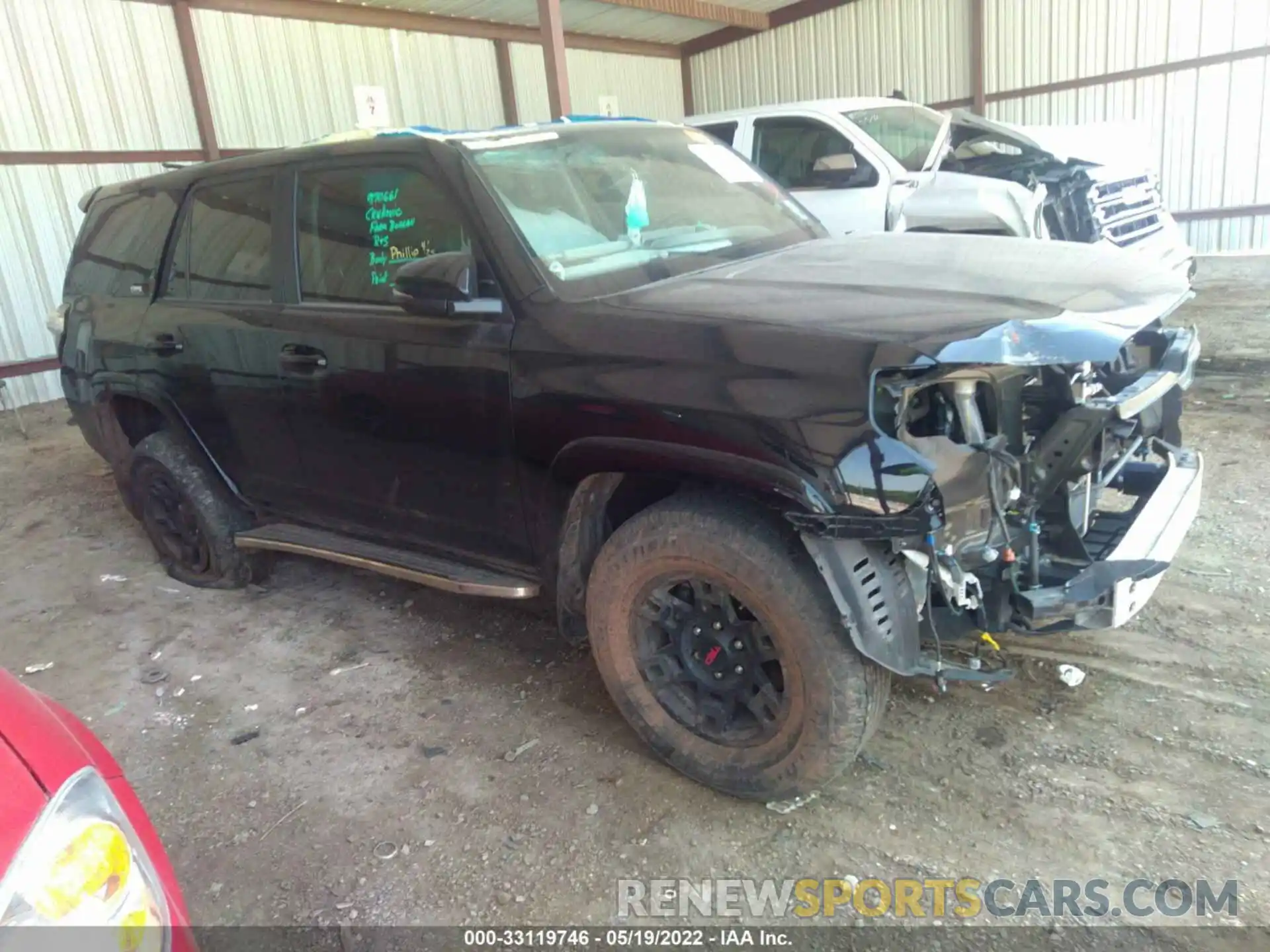 1 Photograph of a damaged car JTEBU5JR9K5725427 TOYOTA 4RUNNER 2019