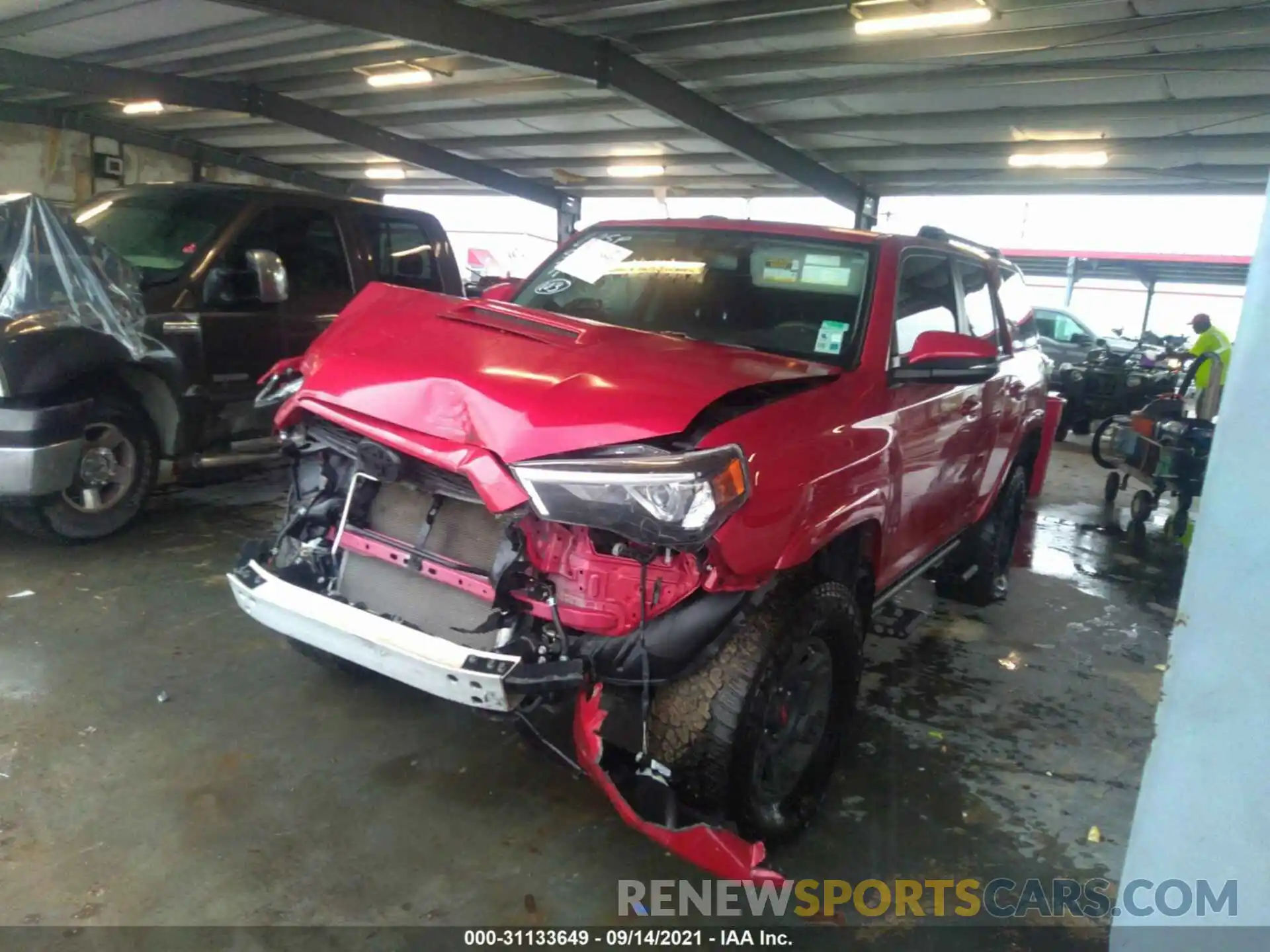 2 Photograph of a damaged car JTEBU5JR9K5728022 TOYOTA 4RUNNER 2019