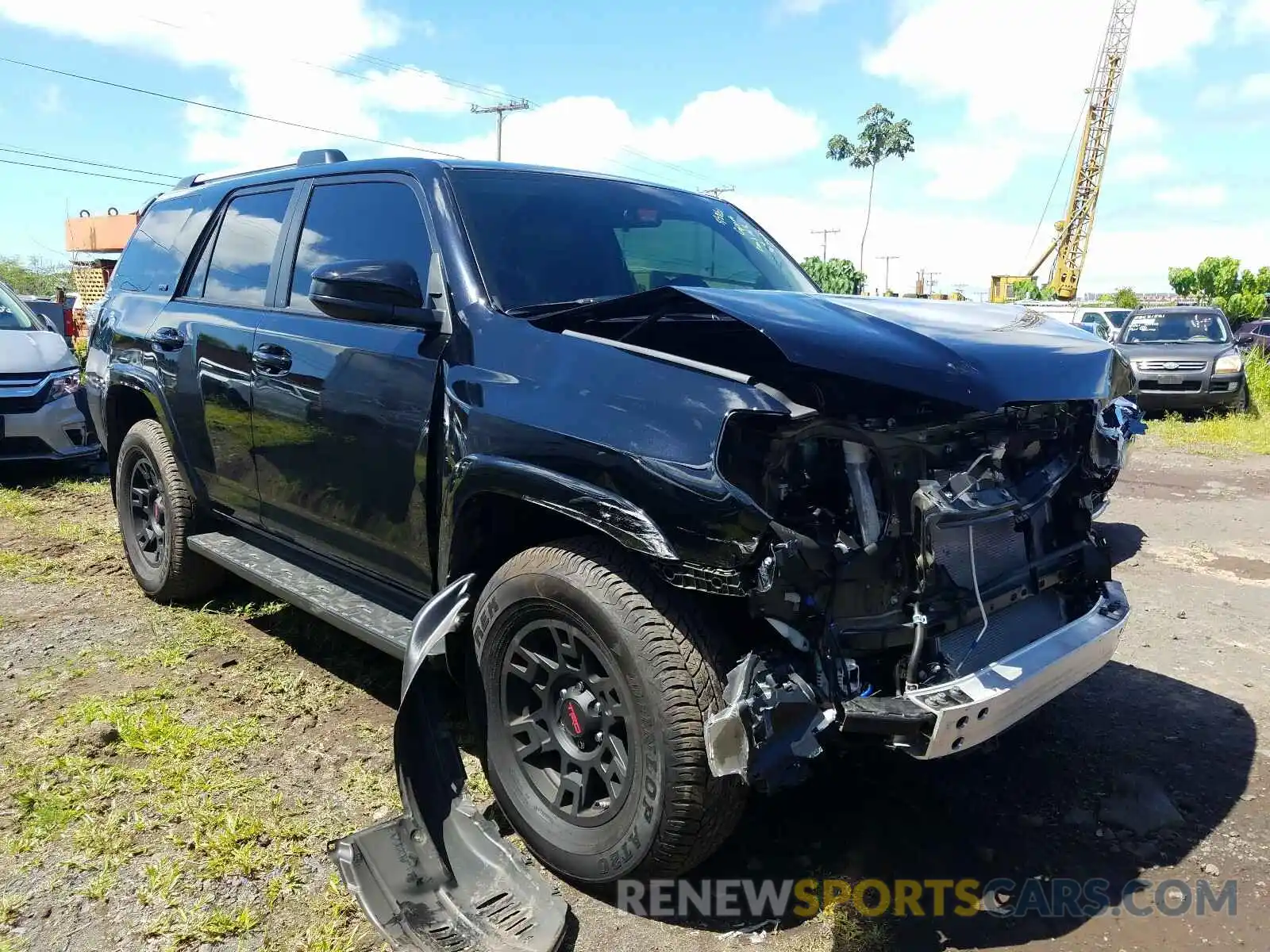 1 Photograph of a damaged car JTEBU5JR9K5731079 TOYOTA 4RUNNER 2019