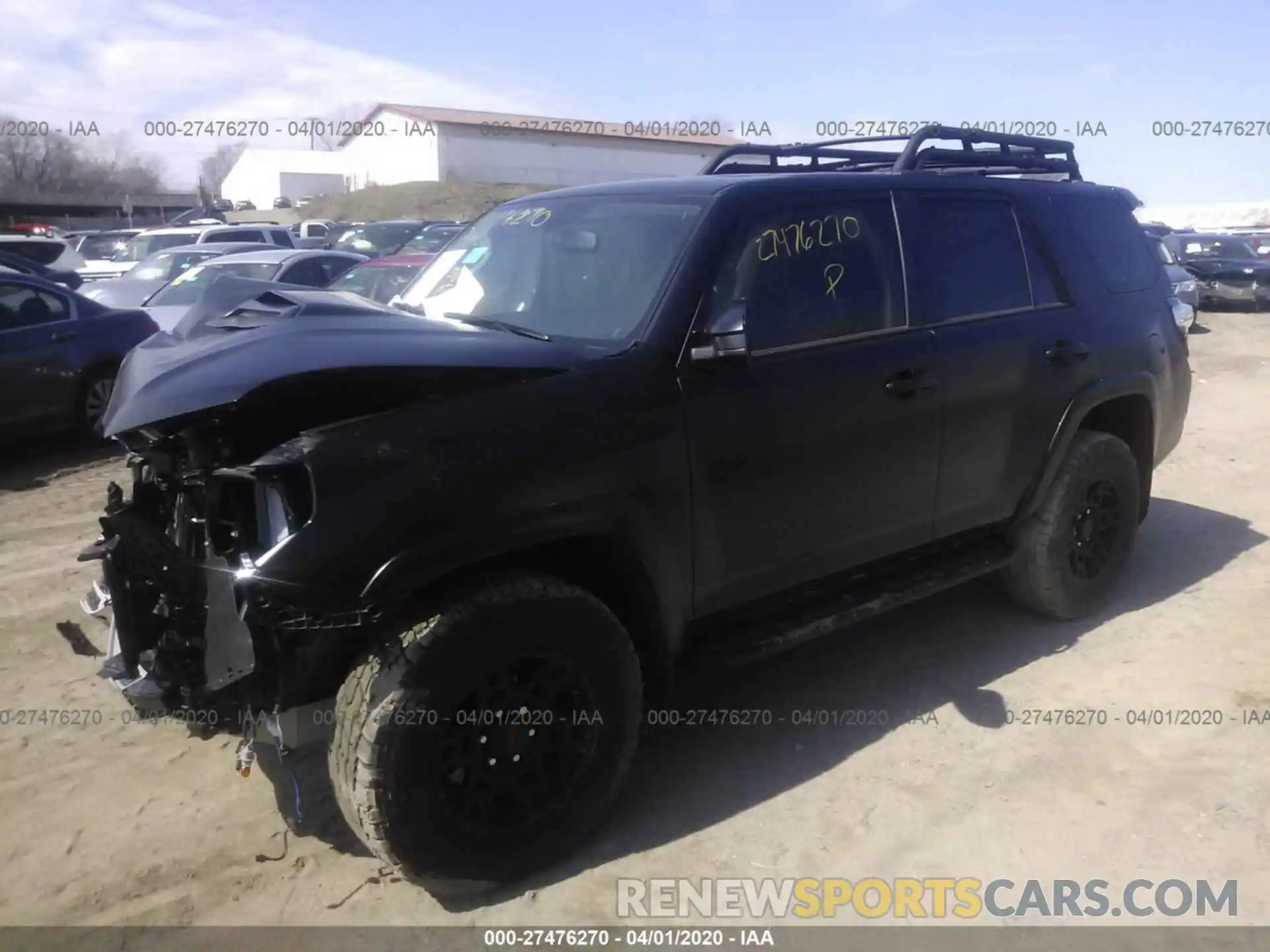 2 Фотография поврежденного автомобиля JTEBU5JR9K5735519 TOYOTA 4RUNNER 2019