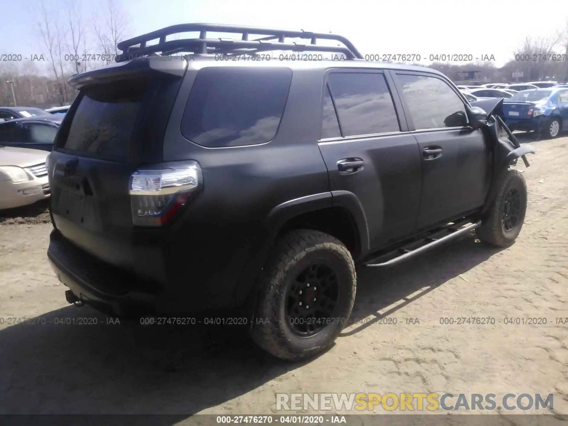 4 Фотография поврежденного автомобиля JTEBU5JR9K5735519 TOYOTA 4RUNNER 2019