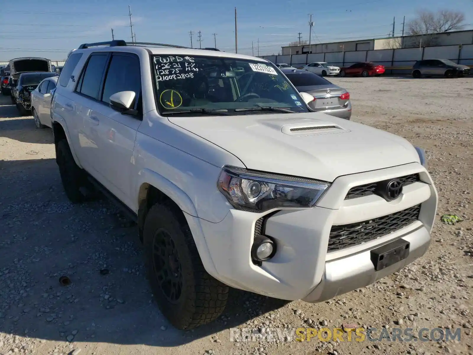 1 Photograph of a damaged car JTEBU5JR9K5736847 TOYOTA 4RUNNER 2019