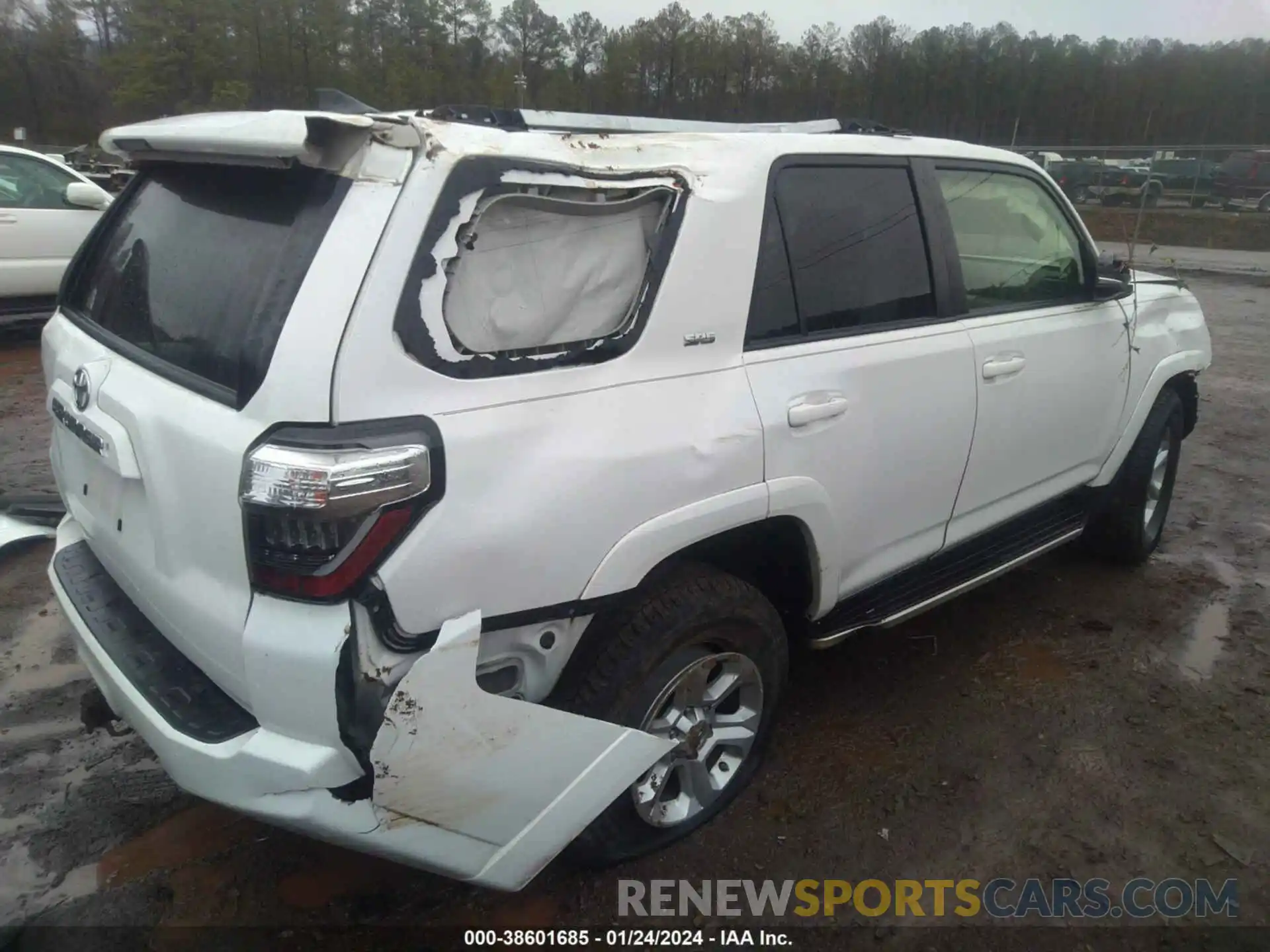 4 Фотография поврежденного автомобиля JTEBU5JR9K5736976 TOYOTA 4RUNNER 2019