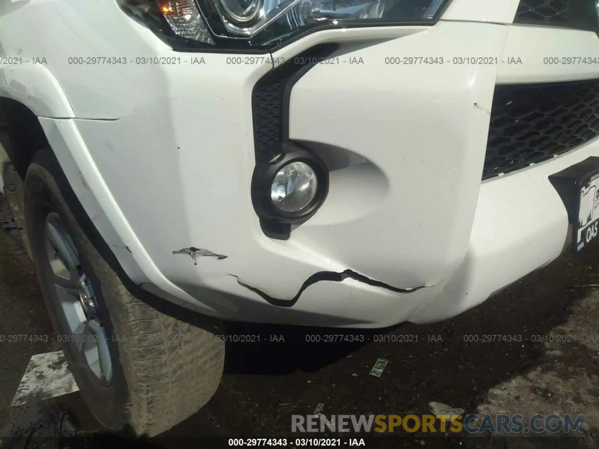 6 Photograph of a damaged car JTEBU5JRXK5610903 TOYOTA 4RUNNER 2019