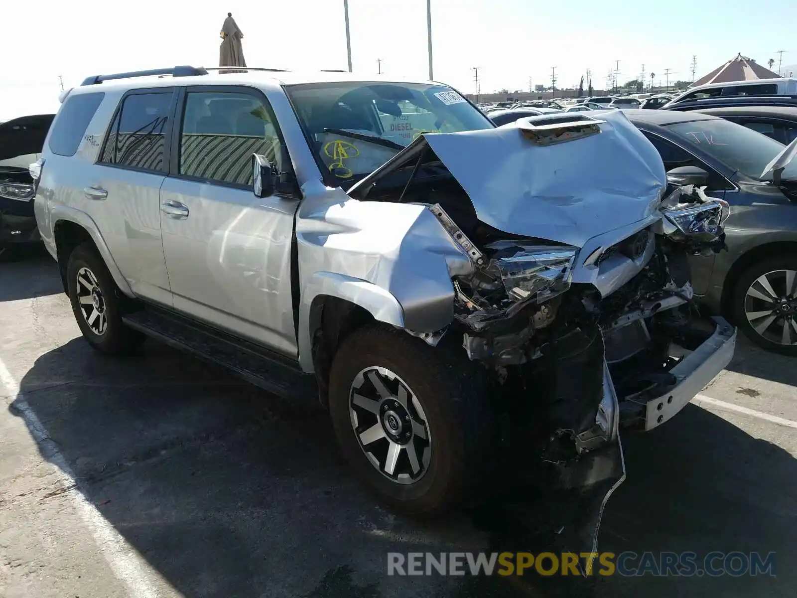 1 Photograph of a damaged car JTEBU5JRXK5610920 TOYOTA 4RUNNER 2019