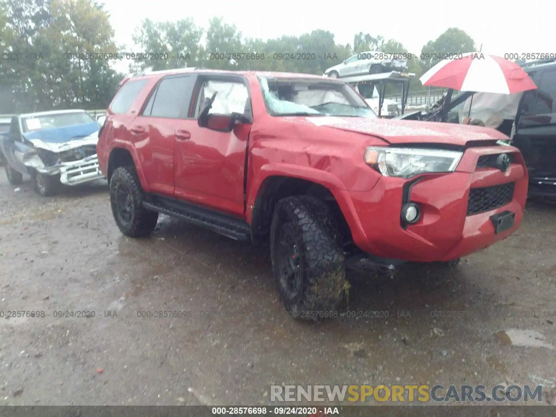 1 Фотография поврежденного автомобиля JTEBU5JRXK5612389 TOYOTA 4RUNNER 2019