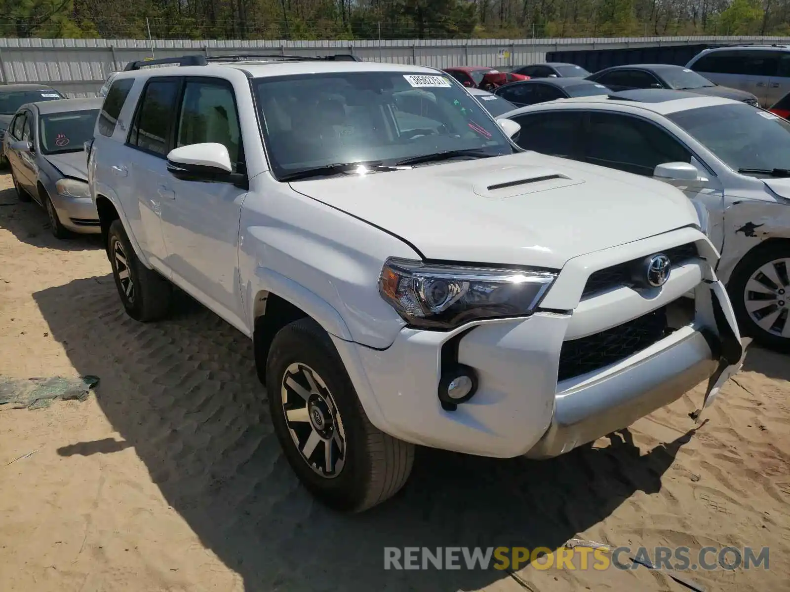 1 Photograph of a damaged car JTEBU5JRXK5612487 TOYOTA 4RUNNER 2019