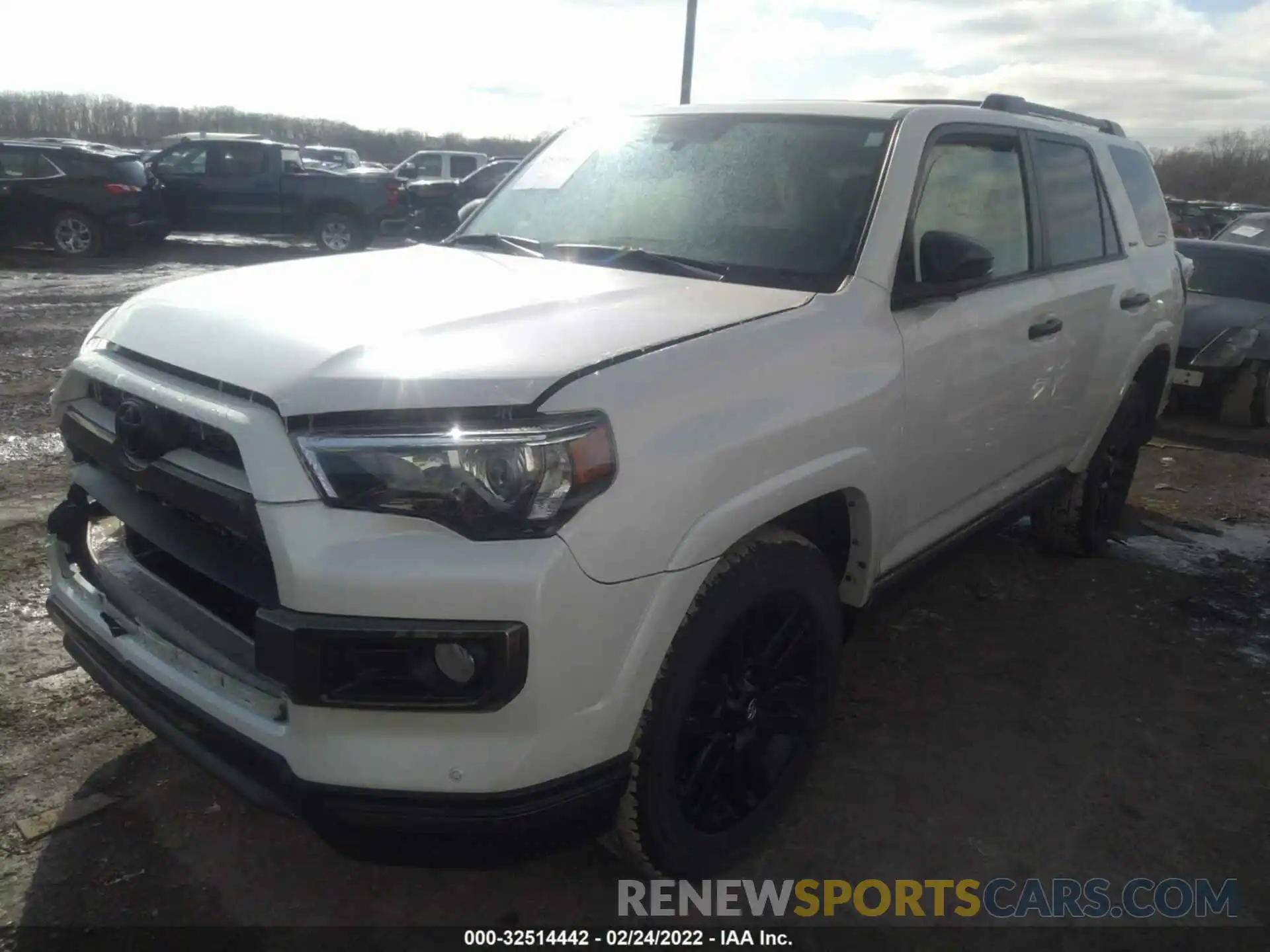 2 Photograph of a damaged car JTEBU5JRXK5614644 TOYOTA 4RUNNER 2019