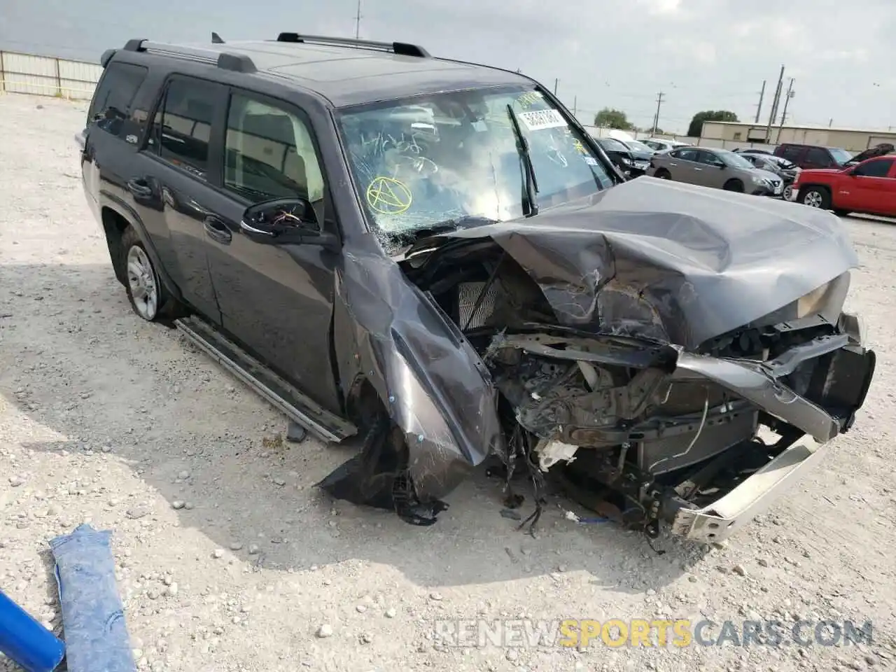 1 Photograph of a damaged car JTEBU5JRXK5614773 TOYOTA 4RUNNER 2019