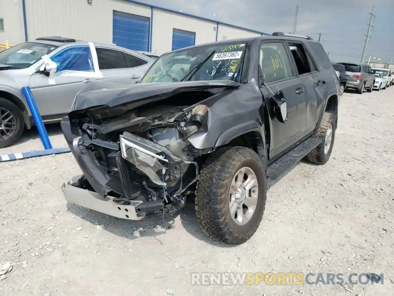 2 Photograph of a damaged car JTEBU5JRXK5614773 TOYOTA 4RUNNER 2019