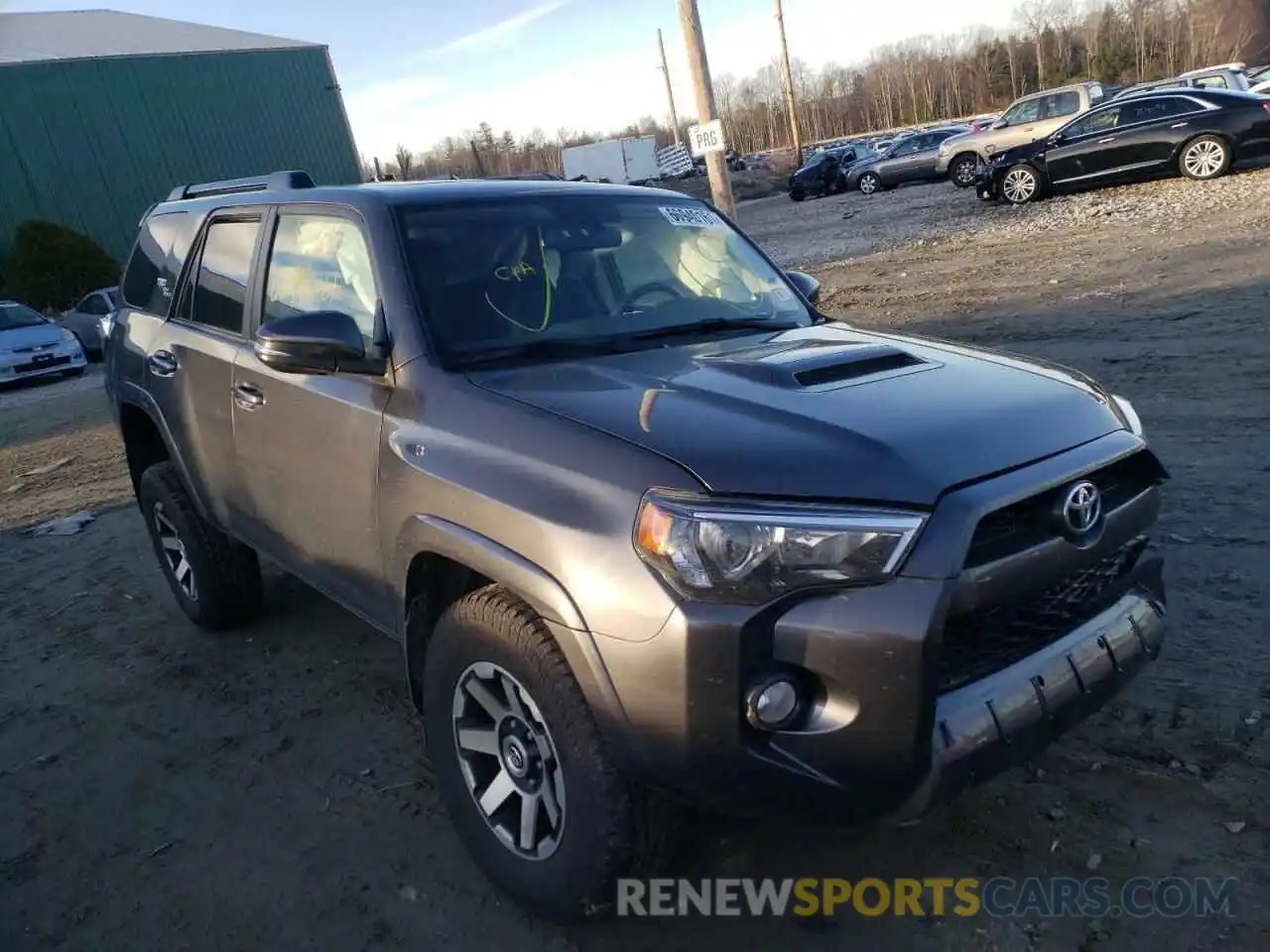 1 Photograph of a damaged car JTEBU5JRXK5614899 TOYOTA 4RUNNER 2019