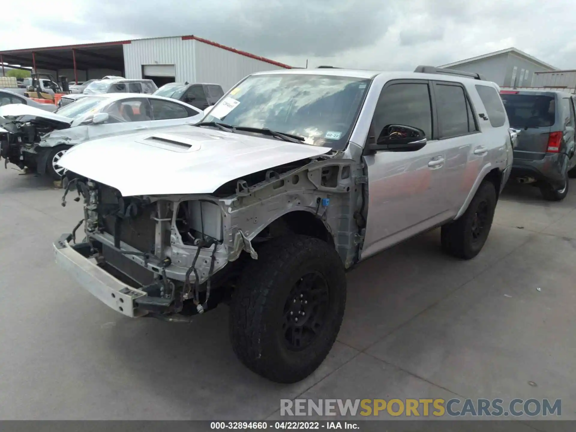 6 Фотография поврежденного автомобиля JTEBU5JRXK5615034 TOYOTA 4RUNNER 2019