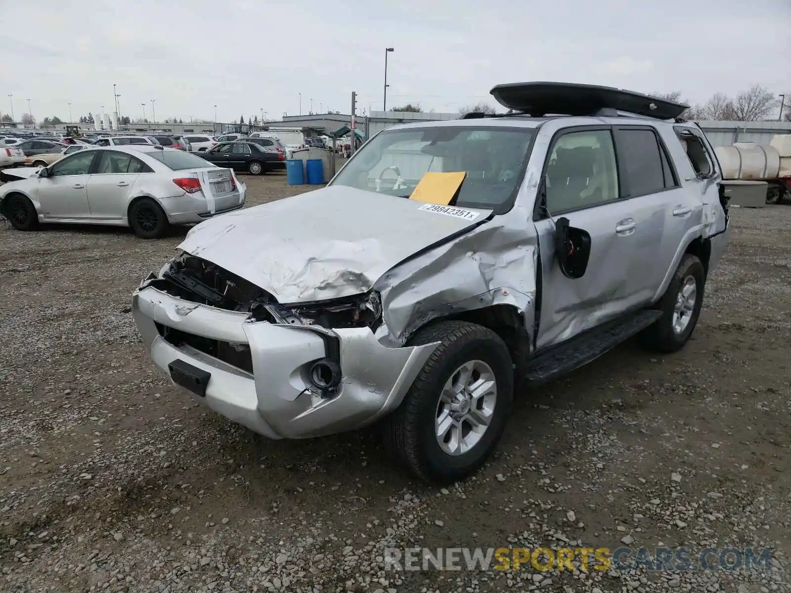 2 Photograph of a damaged car JTEBU5JRXK5617785 TOYOTA 4RUNNER 2019