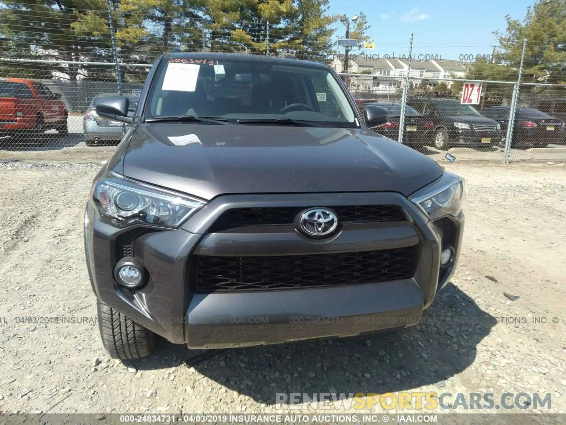 6 Фотография поврежденного автомобиля JTEBU5JRXK5618449 TOYOTA 4RUNNER 2019