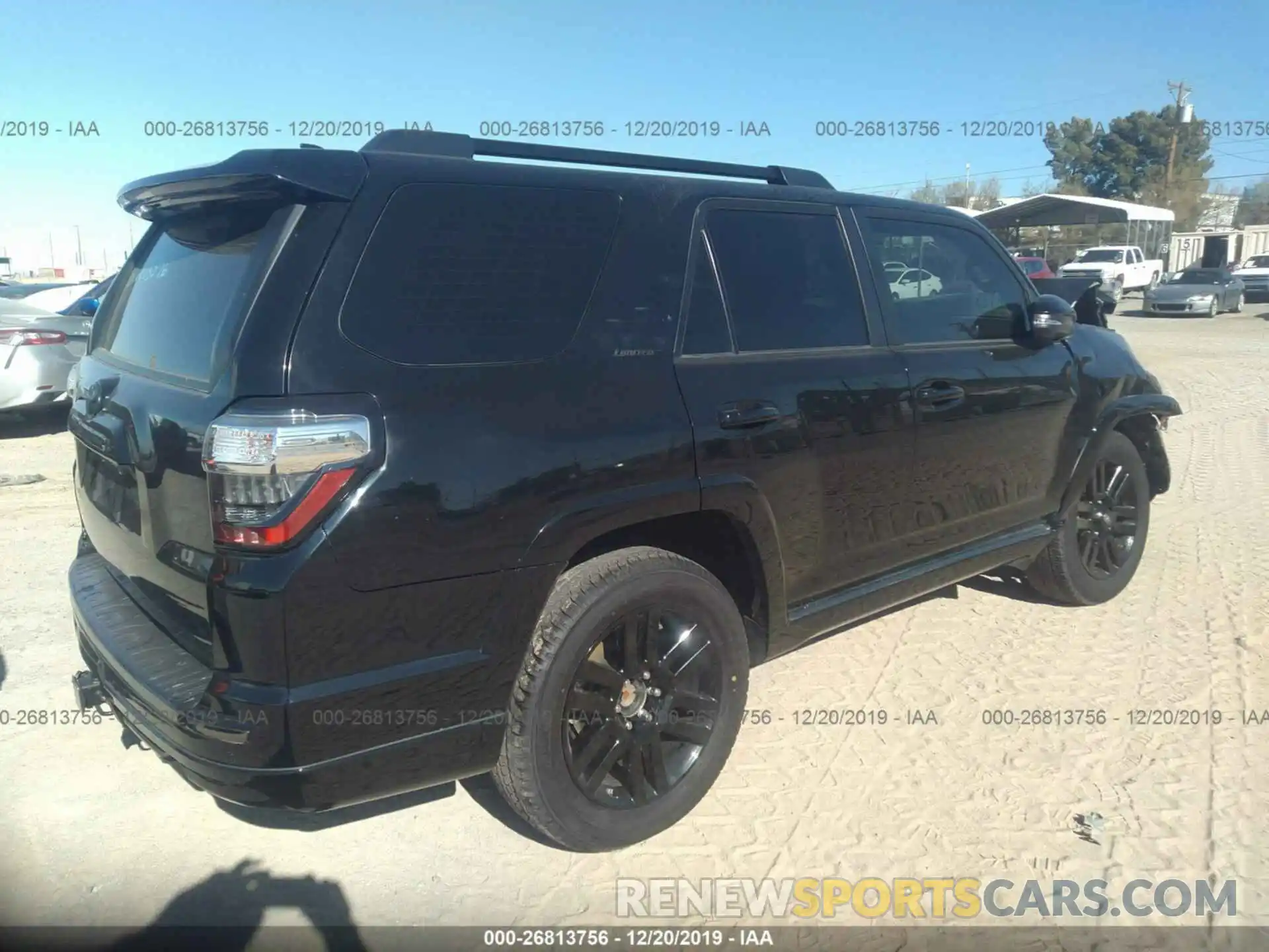 4 Photograph of a damaged car JTEBU5JRXK5620668 TOYOTA 4RUNNER 2019