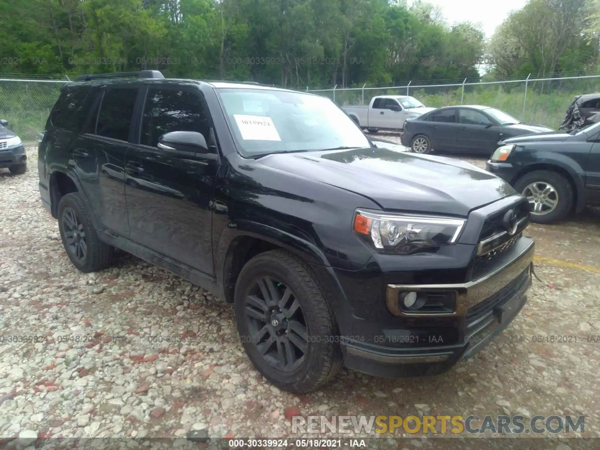 1 Photograph of a damaged car JTEBU5JRXK5624770 TOYOTA 4RUNNER 2019