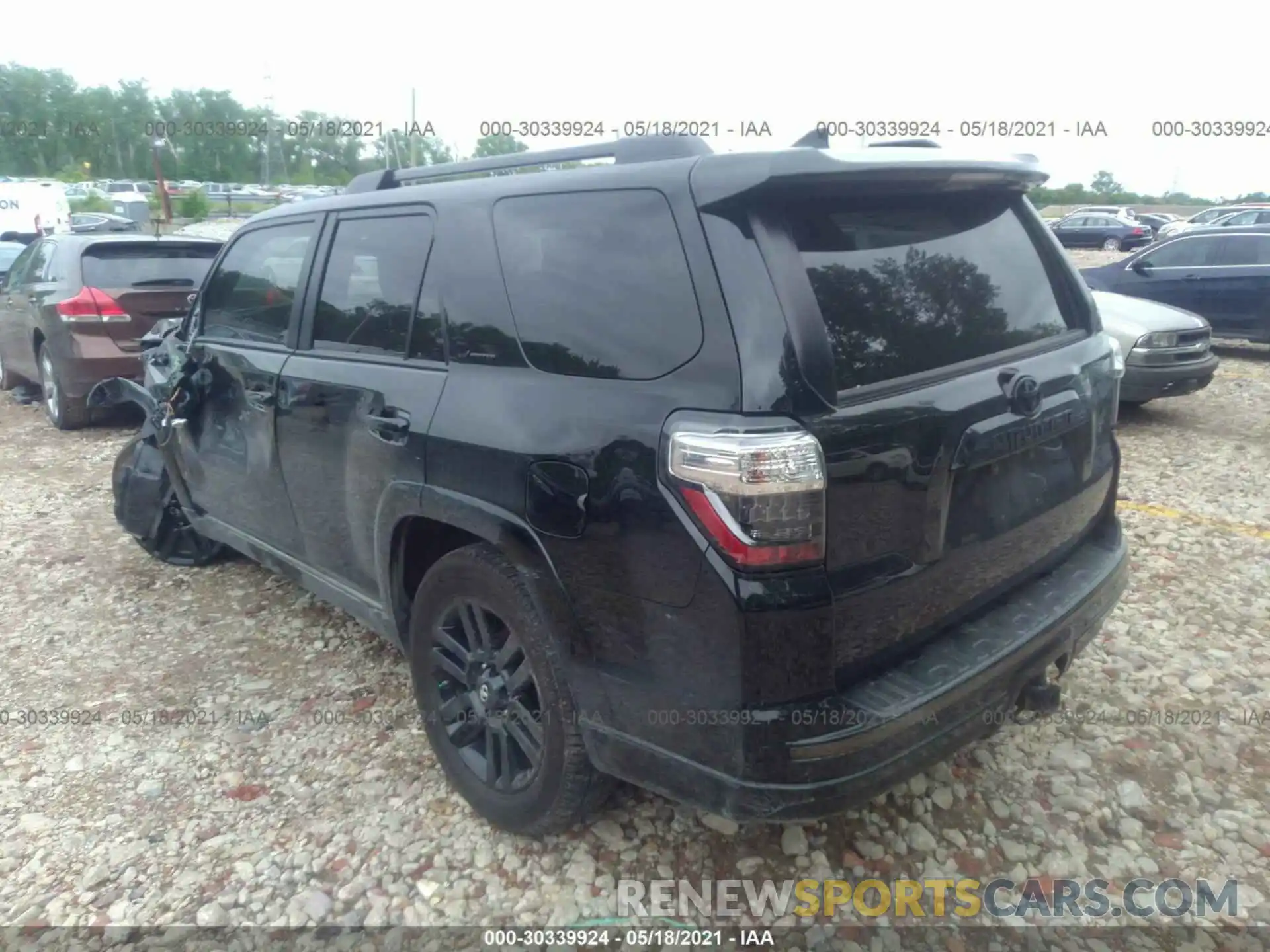 3 Фотография поврежденного автомобиля JTEBU5JRXK5624770 TOYOTA 4RUNNER 2019