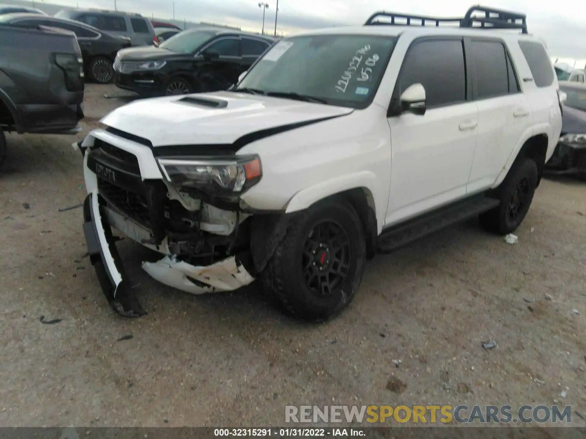 2 Photograph of a damaged car JTEBU5JRXK5627023 TOYOTA 4RUNNER 2019