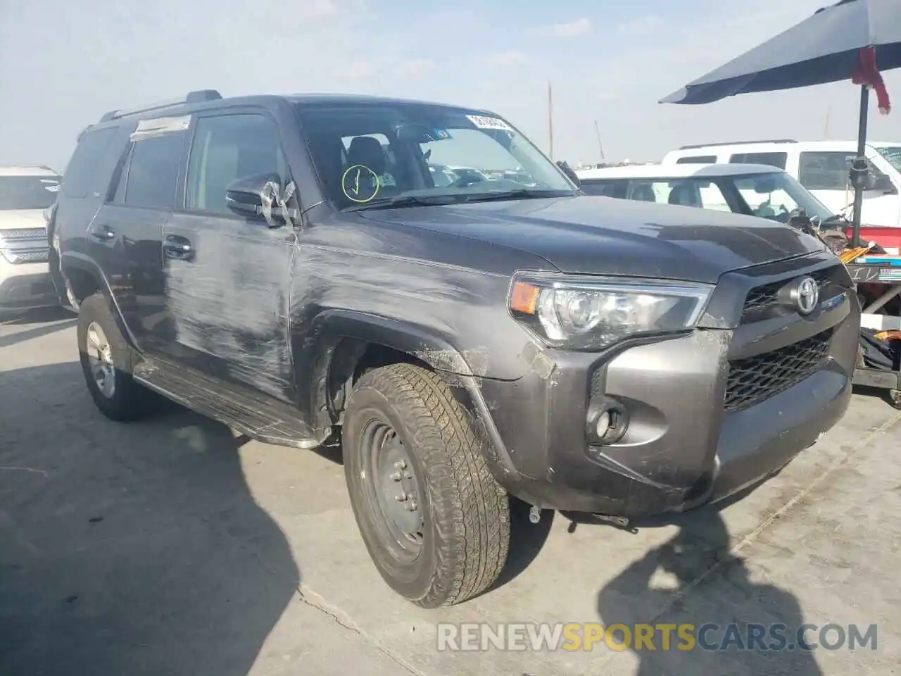 1 Photograph of a damaged car JTEBU5JRXK5630178 TOYOTA 4RUNNER 2019