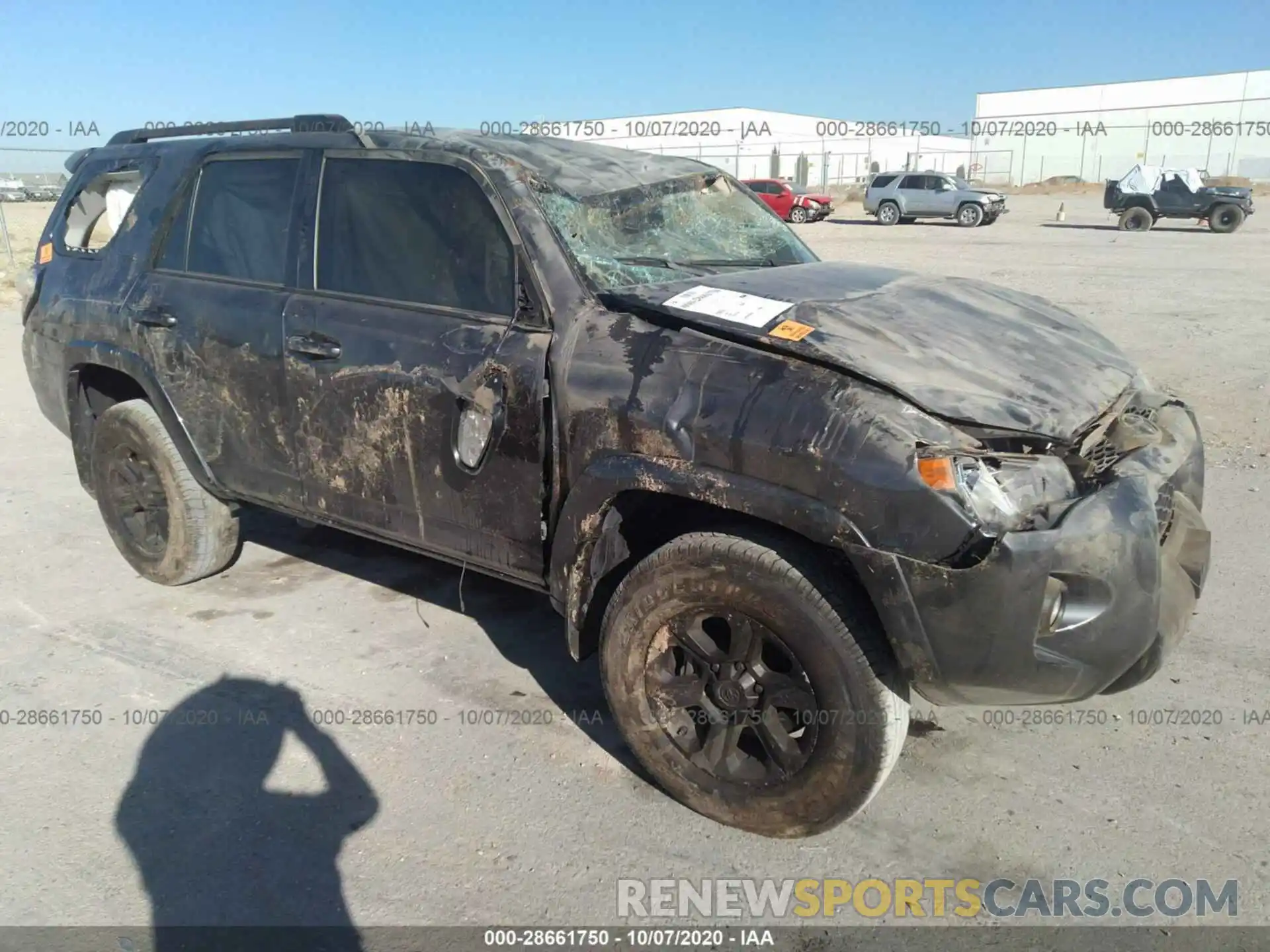 1 Photograph of a damaged car JTEBU5JRXK5631346 TOYOTA 4RUNNER 2019