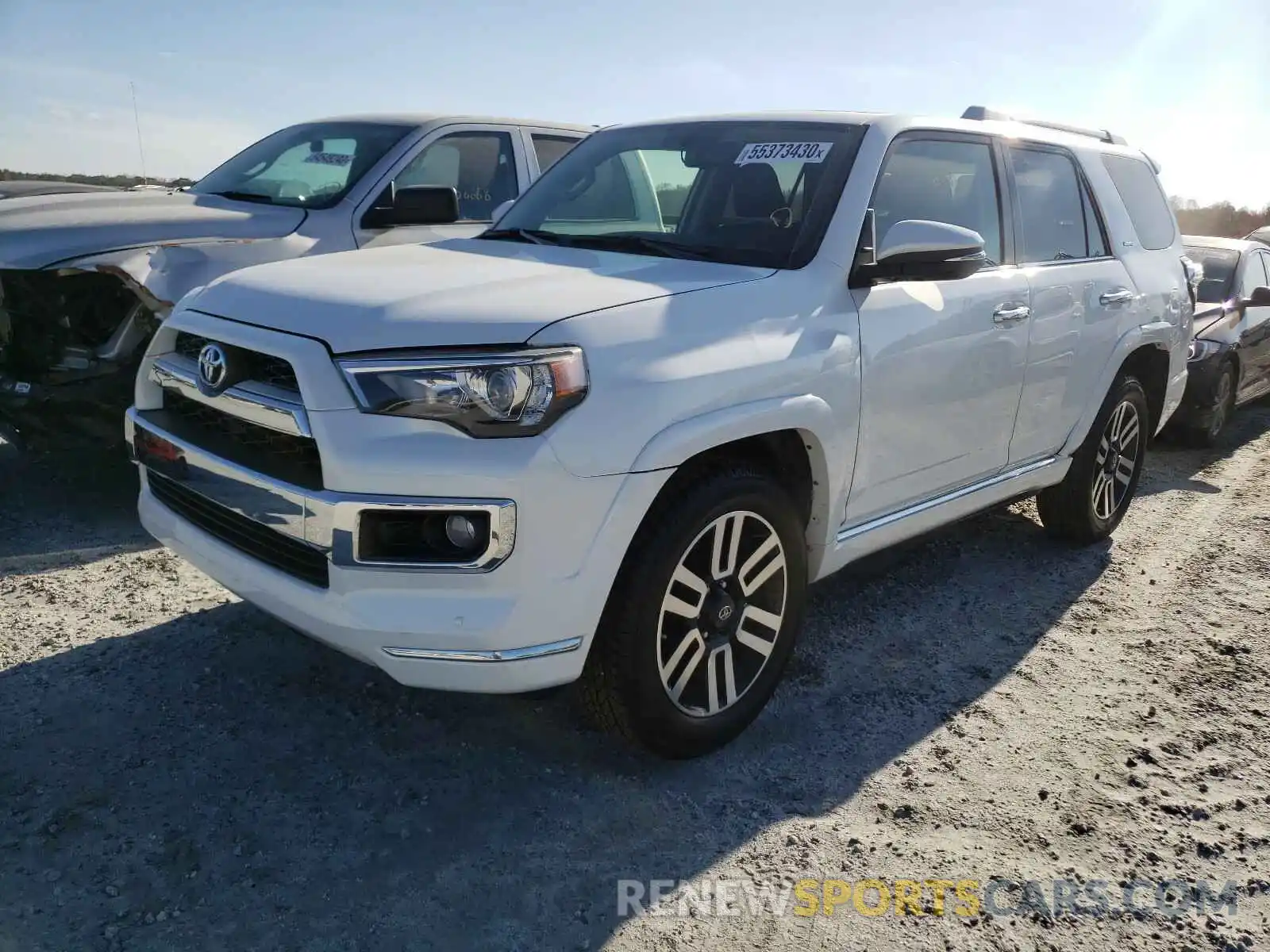 2 Photograph of a damaged car JTEBU5JRXK5631461 TOYOTA 4RUNNER 2019