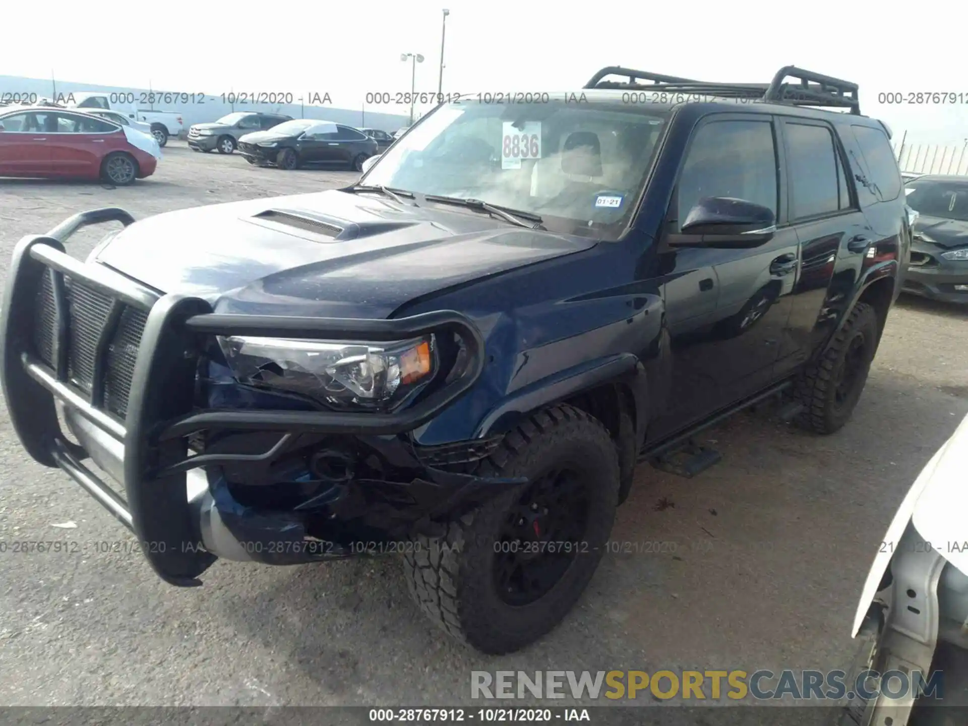 2 Фотография поврежденного автомобиля JTEBU5JRXK5633274 TOYOTA 4RUNNER 2019