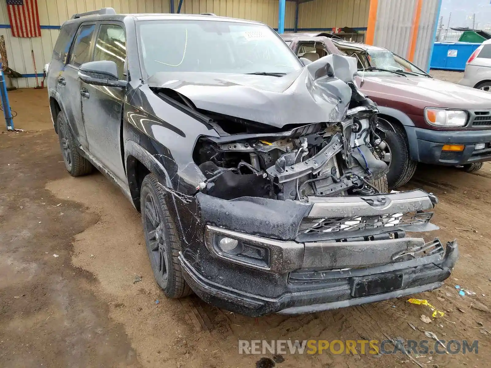 1 Photograph of a damaged car JTEBU5JRXK5634862 TOYOTA 4RUNNER 2019